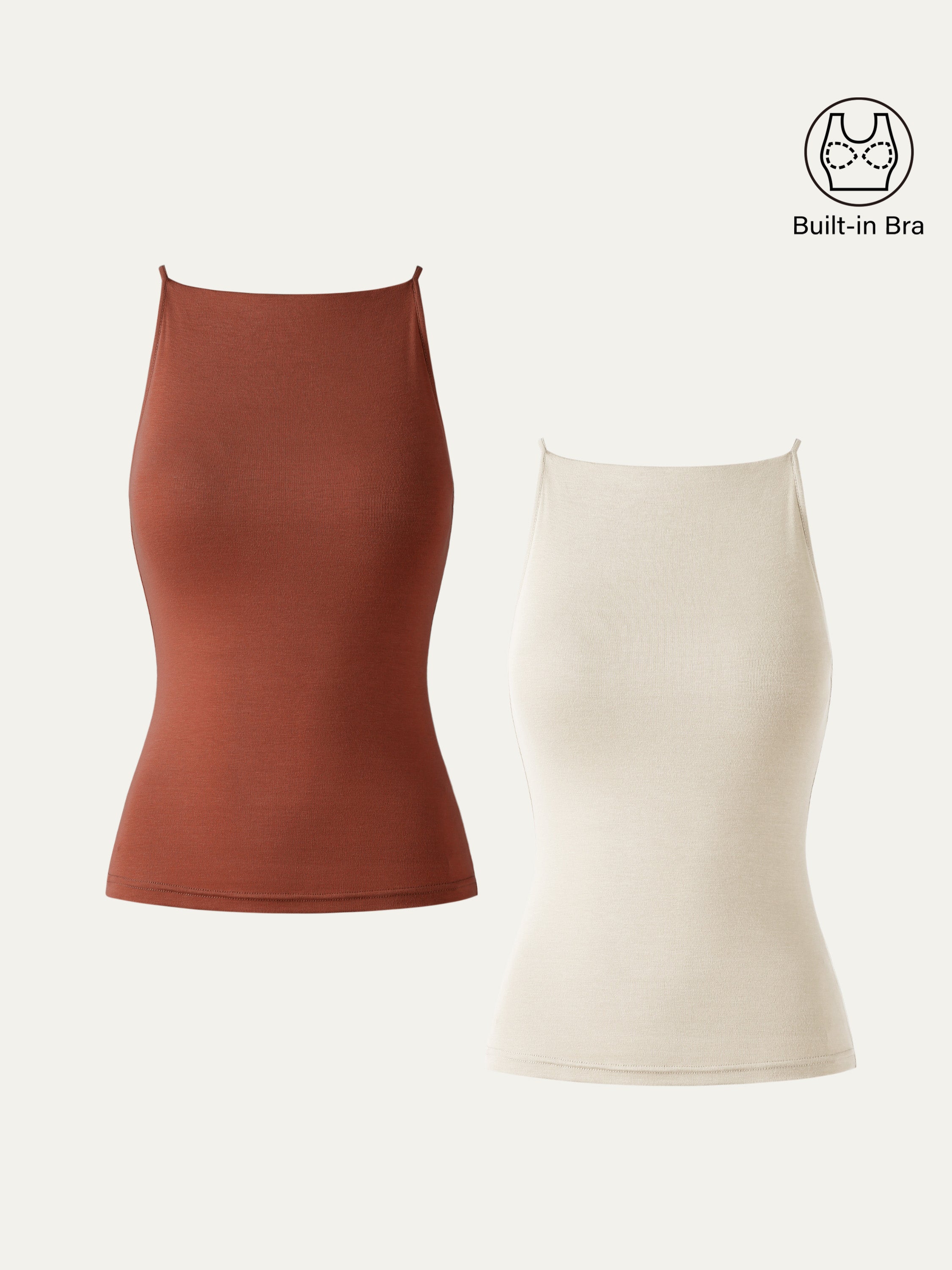 OGLmove Women's V-Neck Bra Tank Top