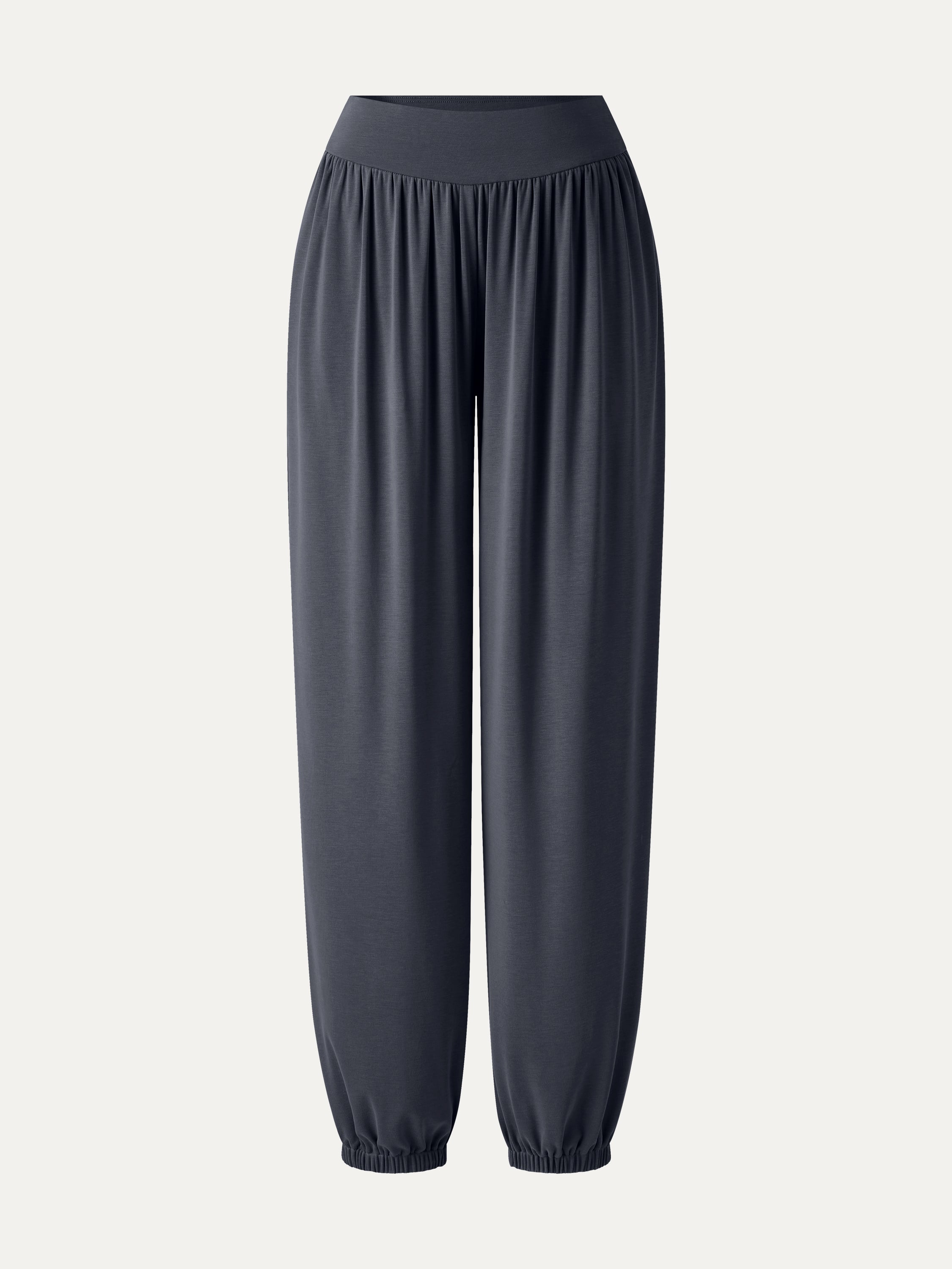 OGLmove Sandwashed Modal Ultra-Soft High Rise Balloon Pants with Pockets