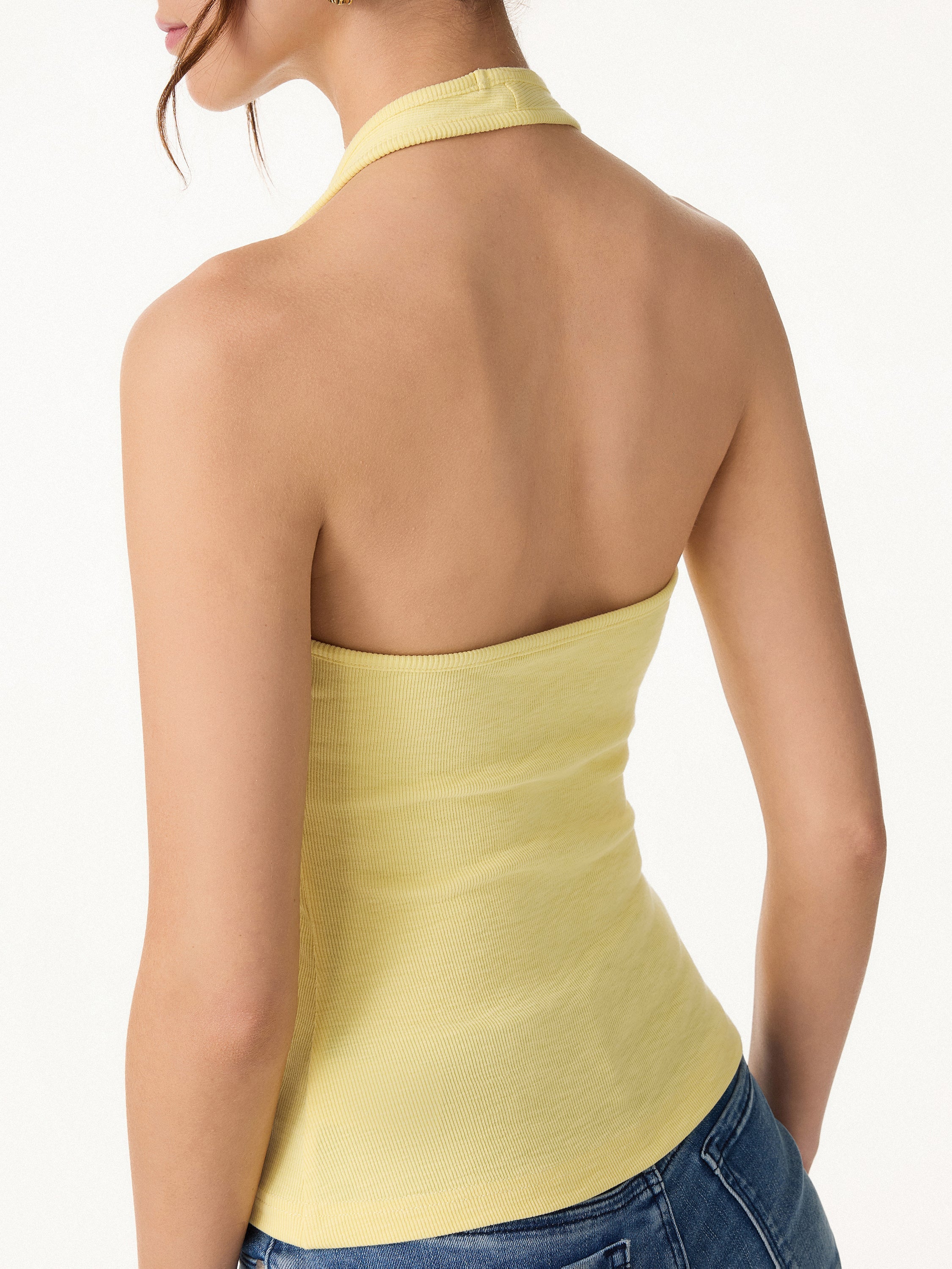 OGLmove Women's Cotton Square Halter Neck Bra Tank