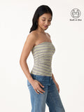 OGLmove Women's Striped Bra Tube Top