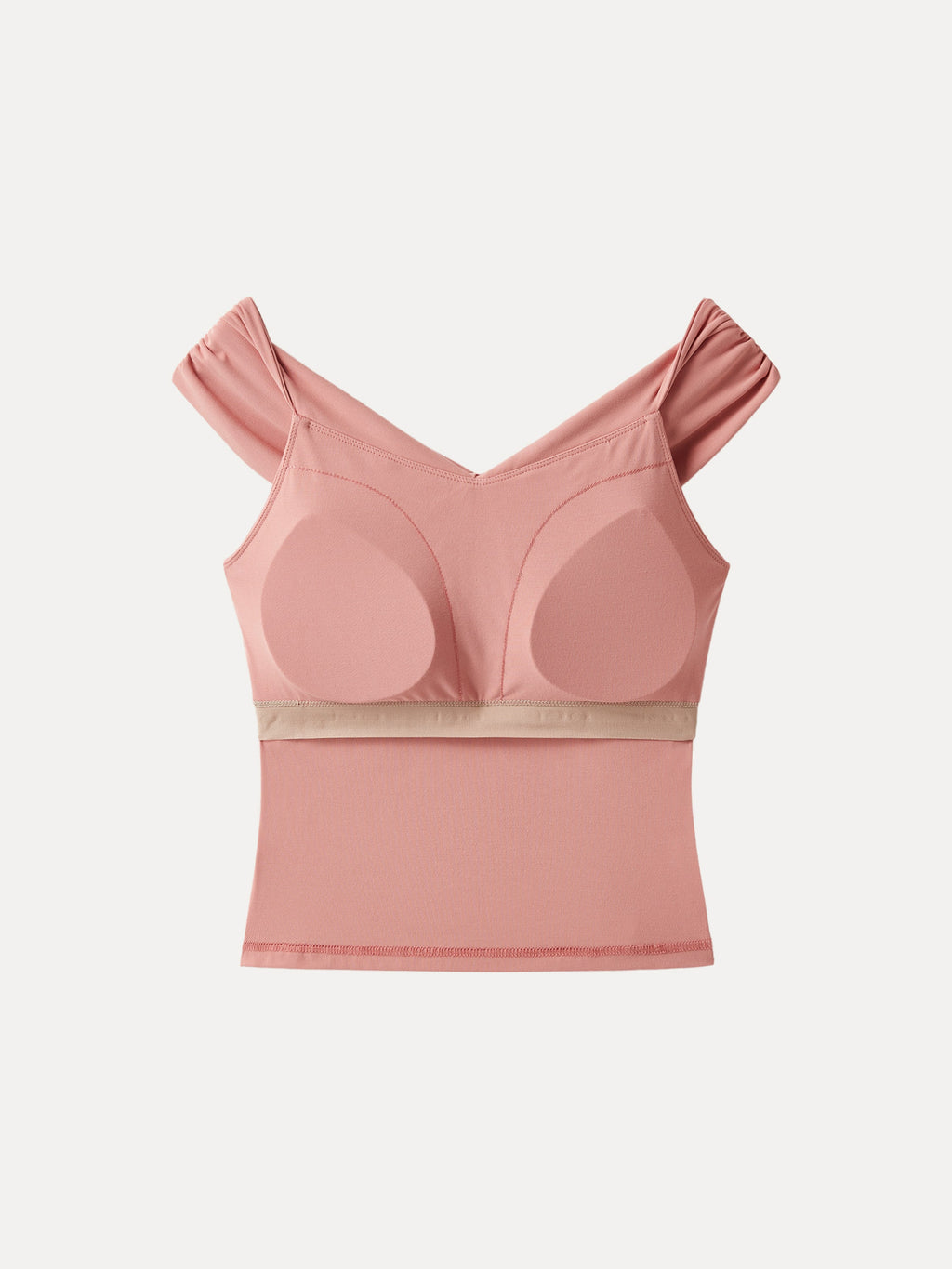 OGLmove Criss Cross Off Shoulder Airy Bra Top