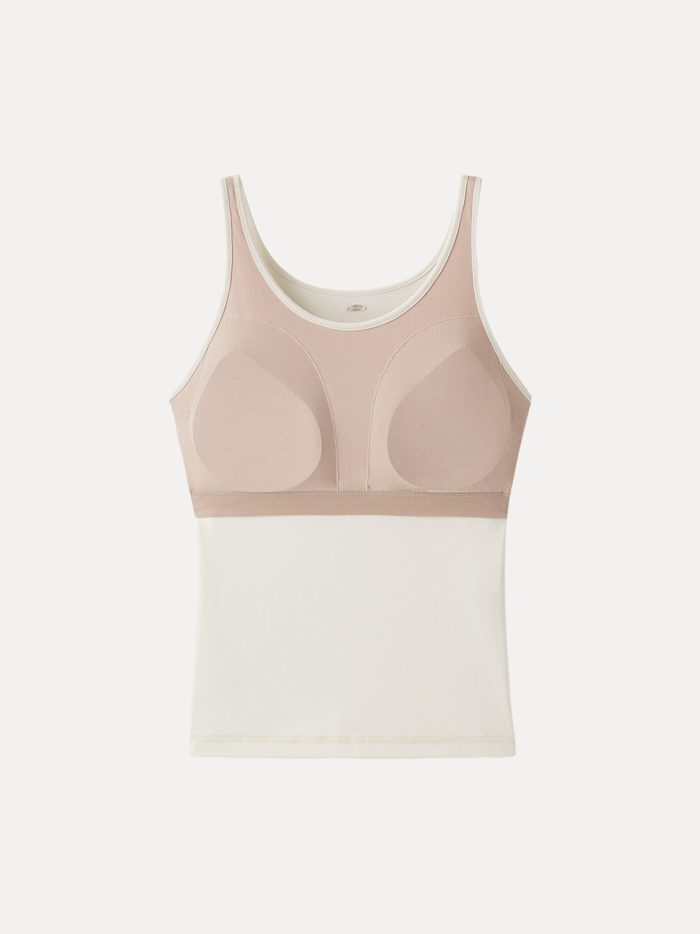 OGLmove Women's Cotton Lyocell U-Neck Bra Tank
