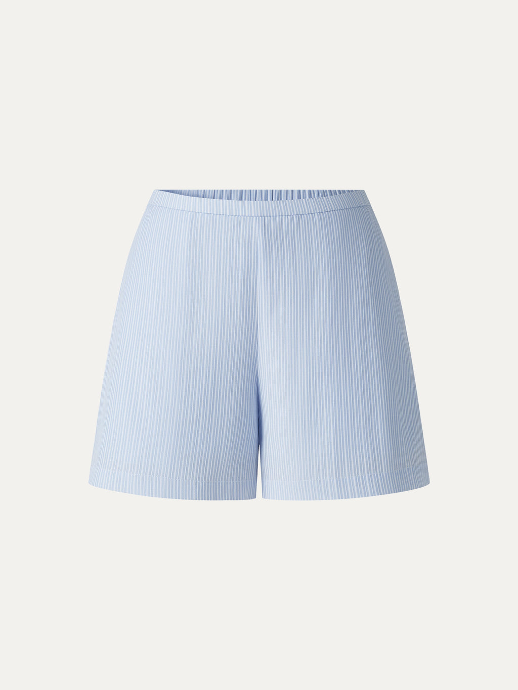 OGLmove Striped Poplin High-Rise A-Line Shorts with Pockets
