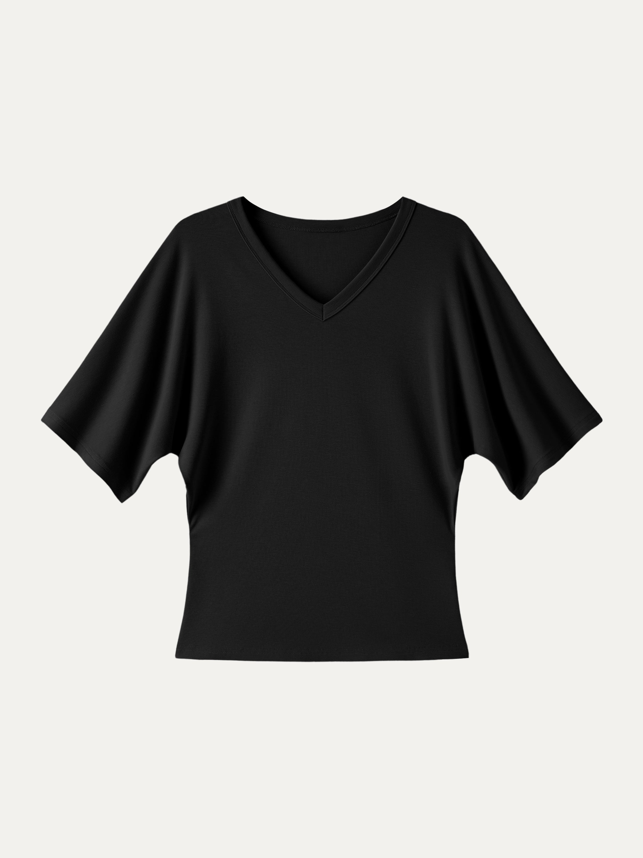 OGLmove V-Neck Waist-Defining Summer Tee