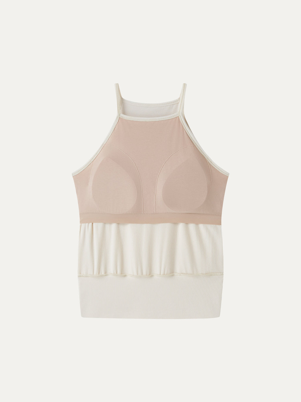 OGLmove Women's CoolTouch High Square Neck Banded Hem Bra Top