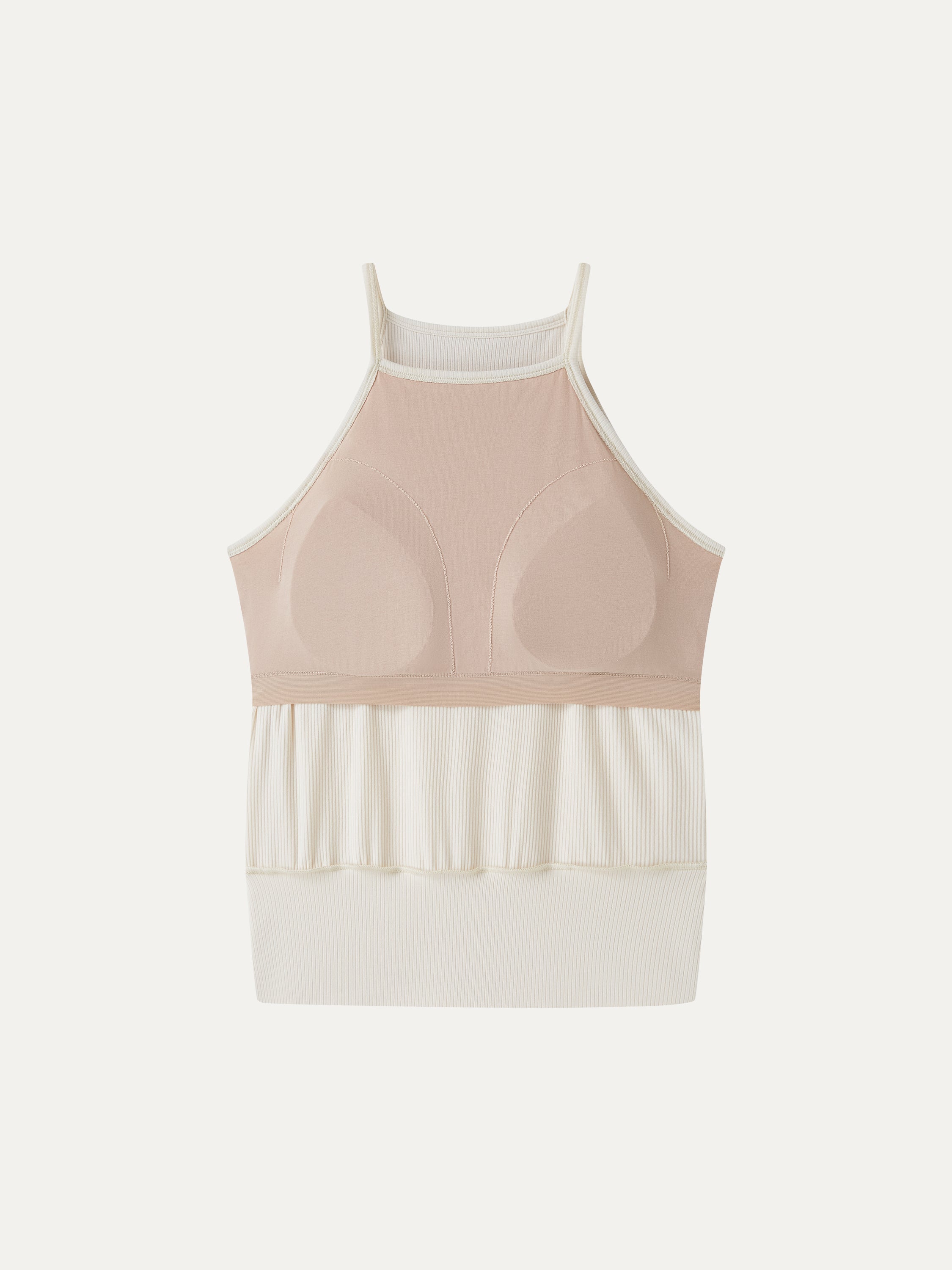 OGLmove Women's CoolTouch High Square Neck Banded Hem Bra Top
