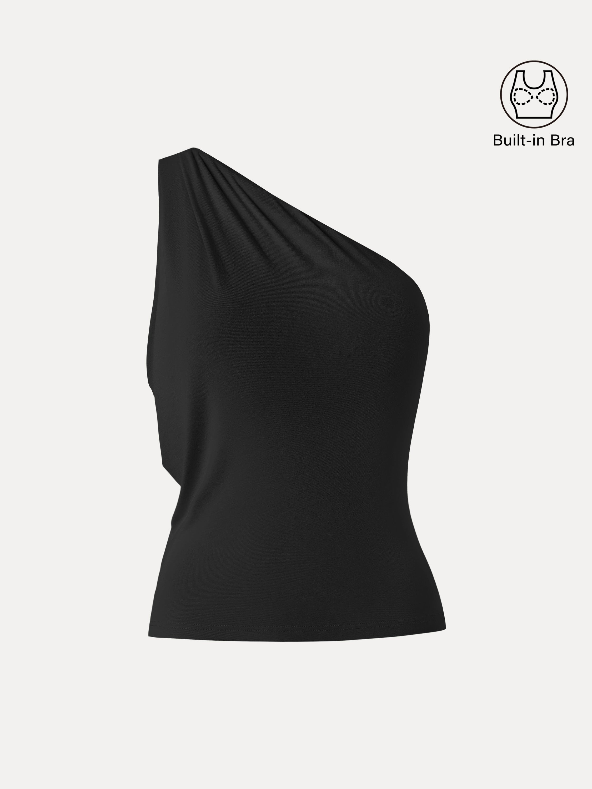 OGLmove One Shoulder Cropped Bra Top