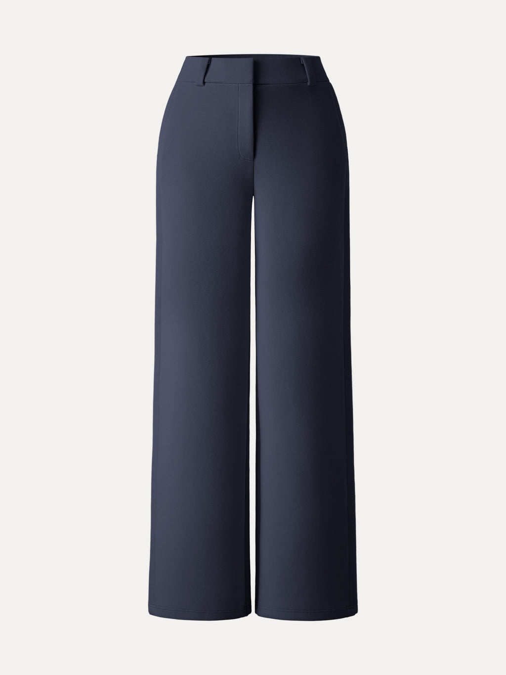 OGLmove Stretchy Mid Rise Fly-Front Wide Leg Trouser