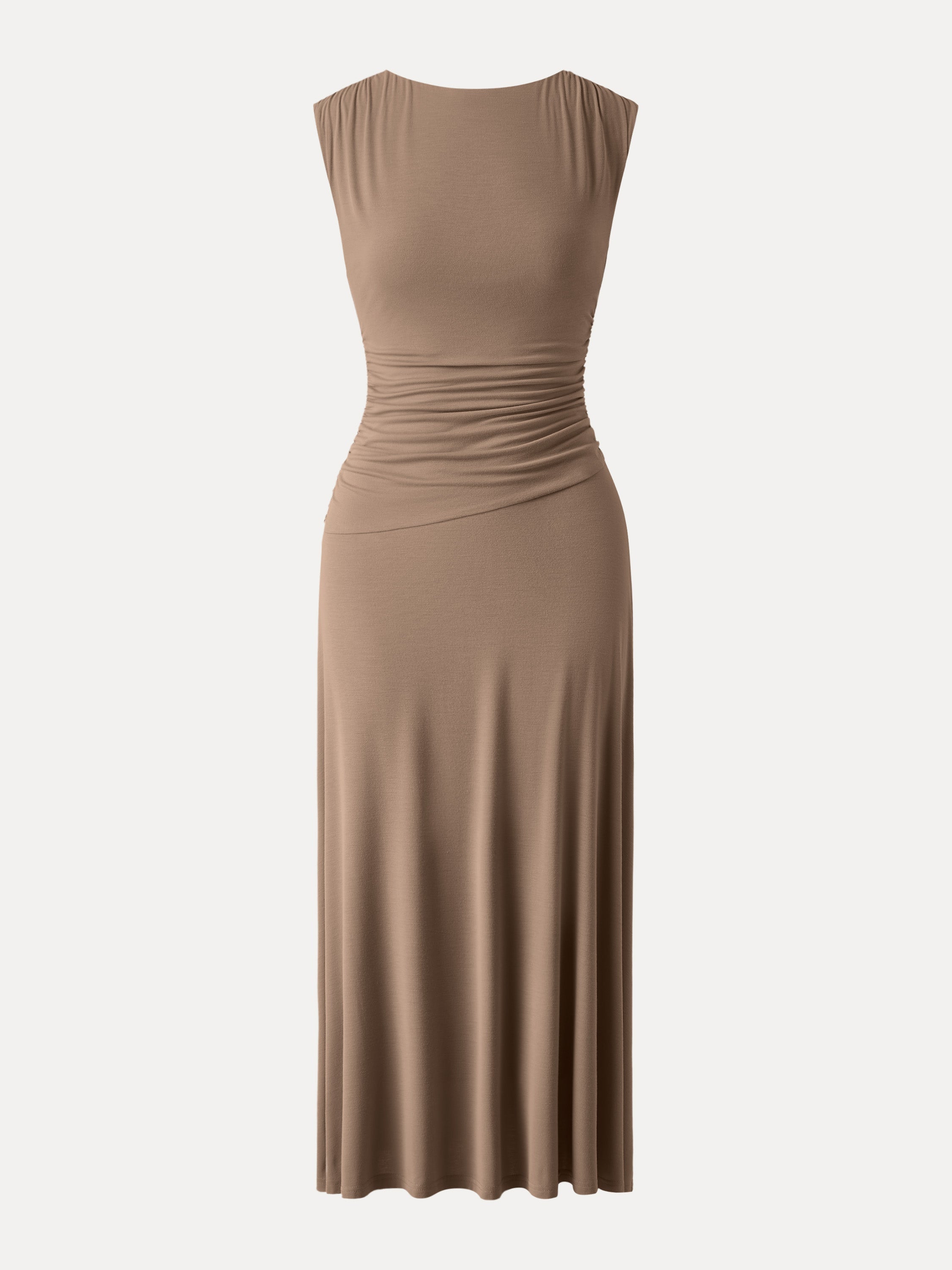 OGLmove Breezy Side Ruched Maxi Dress