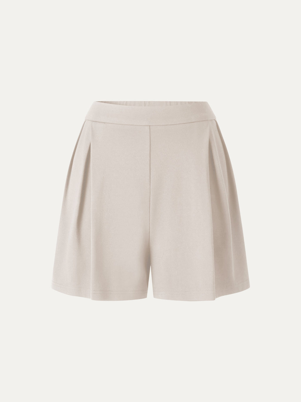 OGLmove Stretch Ponte Pleated Wide Leg Shorts