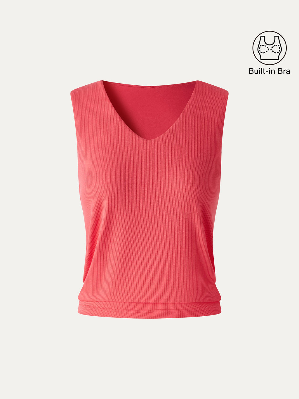 OGLmove CoolTouch Ease V-Neck Wide Shoulder Bra Tank