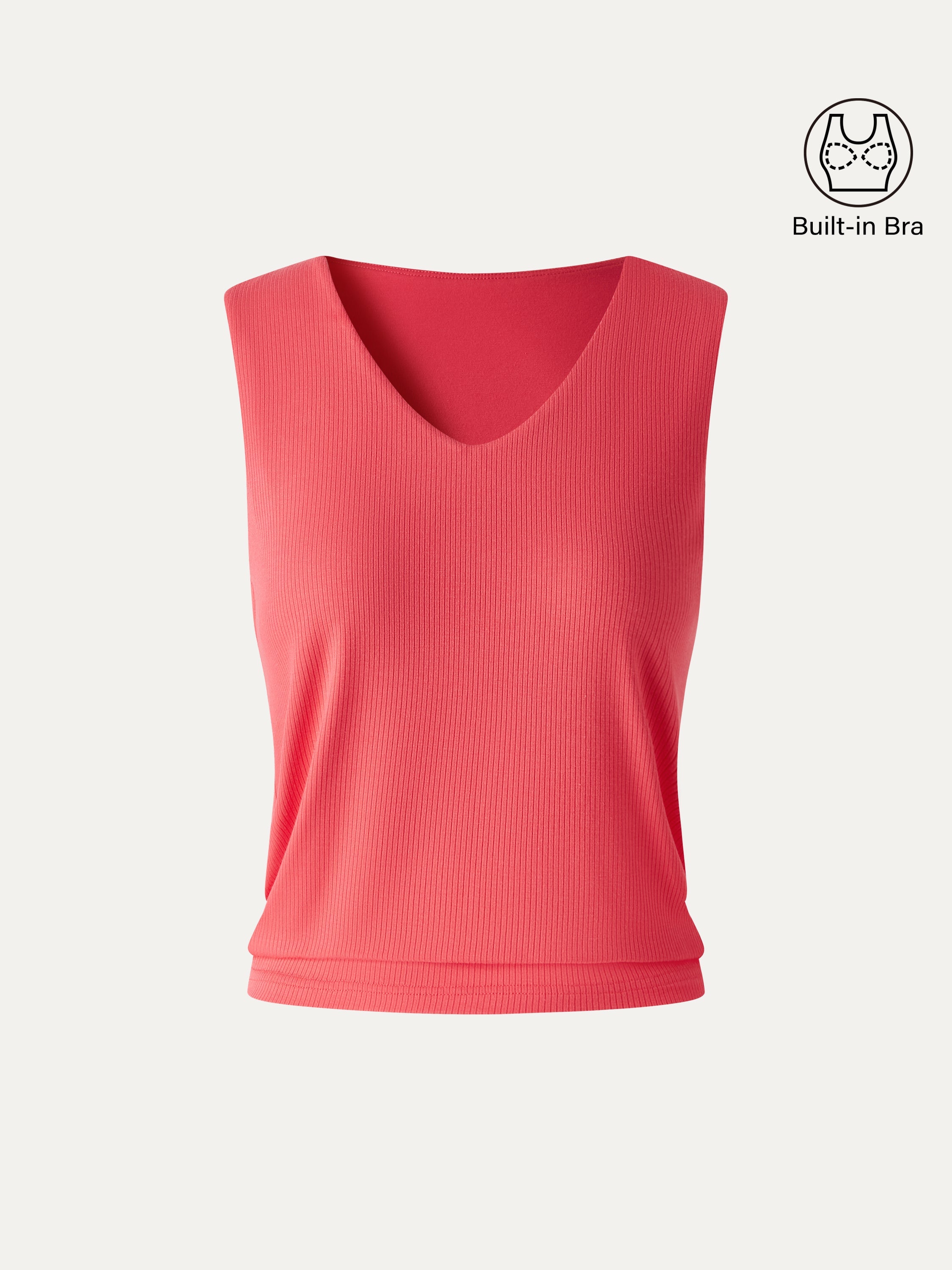 OGLmove CoolTouch Ease V-Neck Wide Shoulder Bra Tank