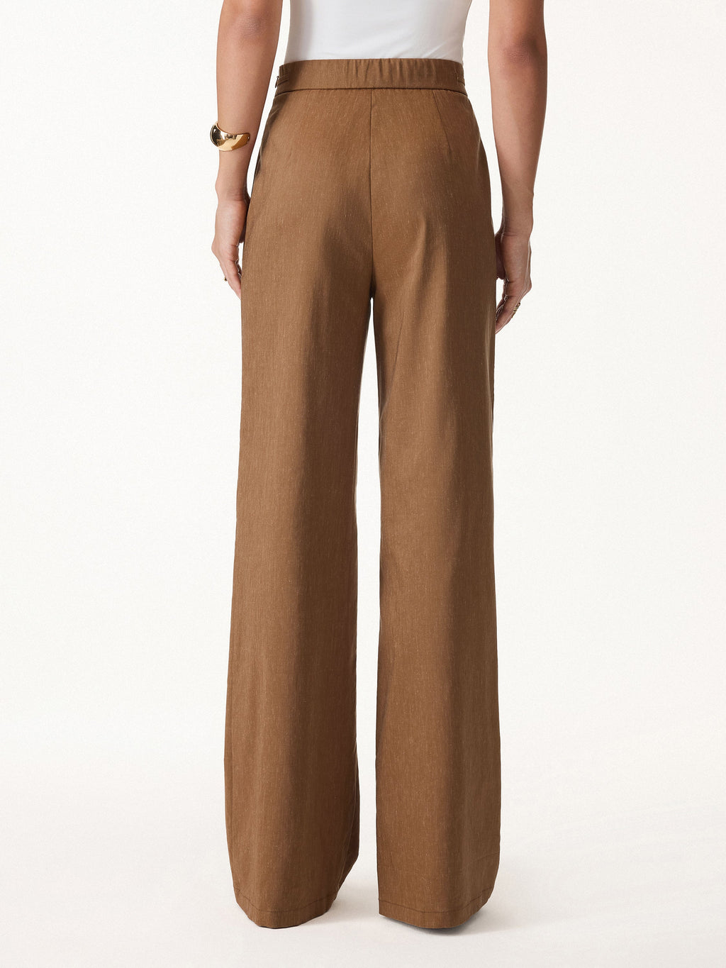 OGLmove 2Pcs Wrap Top and Wide Leg Pant Set with Pockets