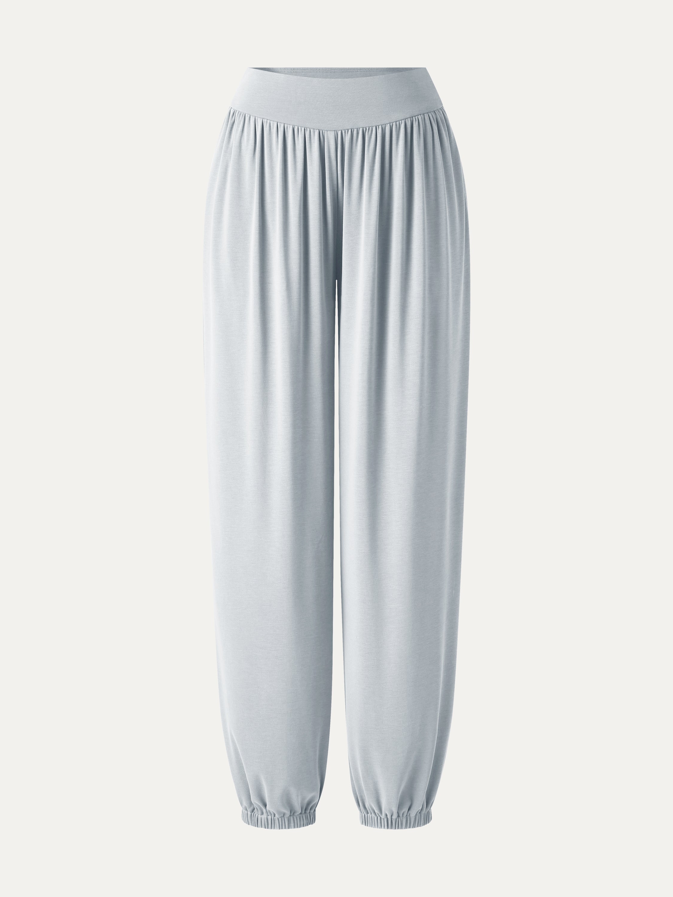 OGLmove Sandwashed Modal Ultra-Soft High Rise Balloon Pants with Pockets