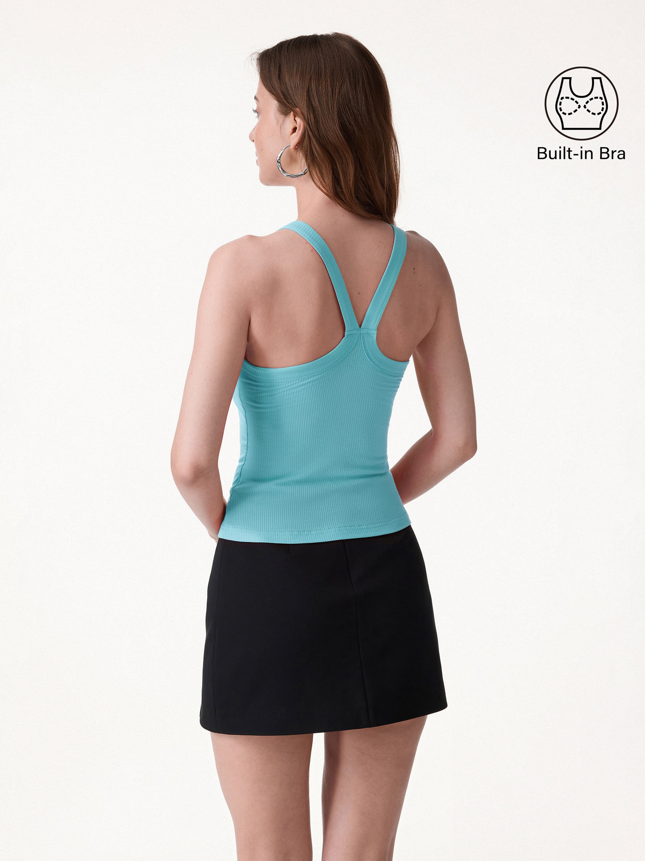 OGLmove Women's CoolTouch Scoop Neck Racer Back Brami
