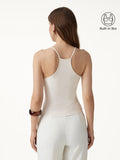 OGLmove Women's CoolTouch Ribbed Racer Back Bra Tank