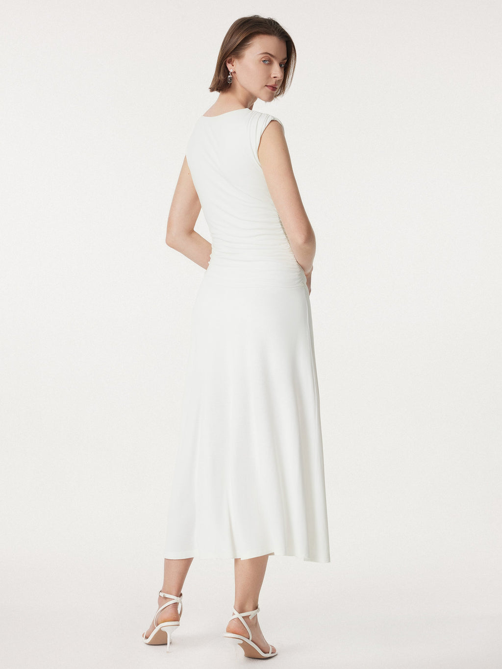 OGLmove Breezy Side Ruched Maxi Dress