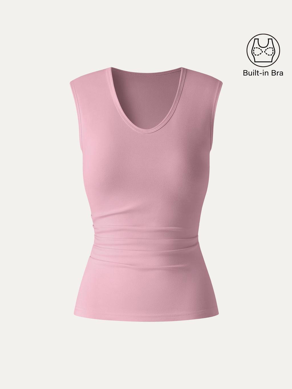 OGLmove U-Neck Tucked Sleeveless Bra Top
