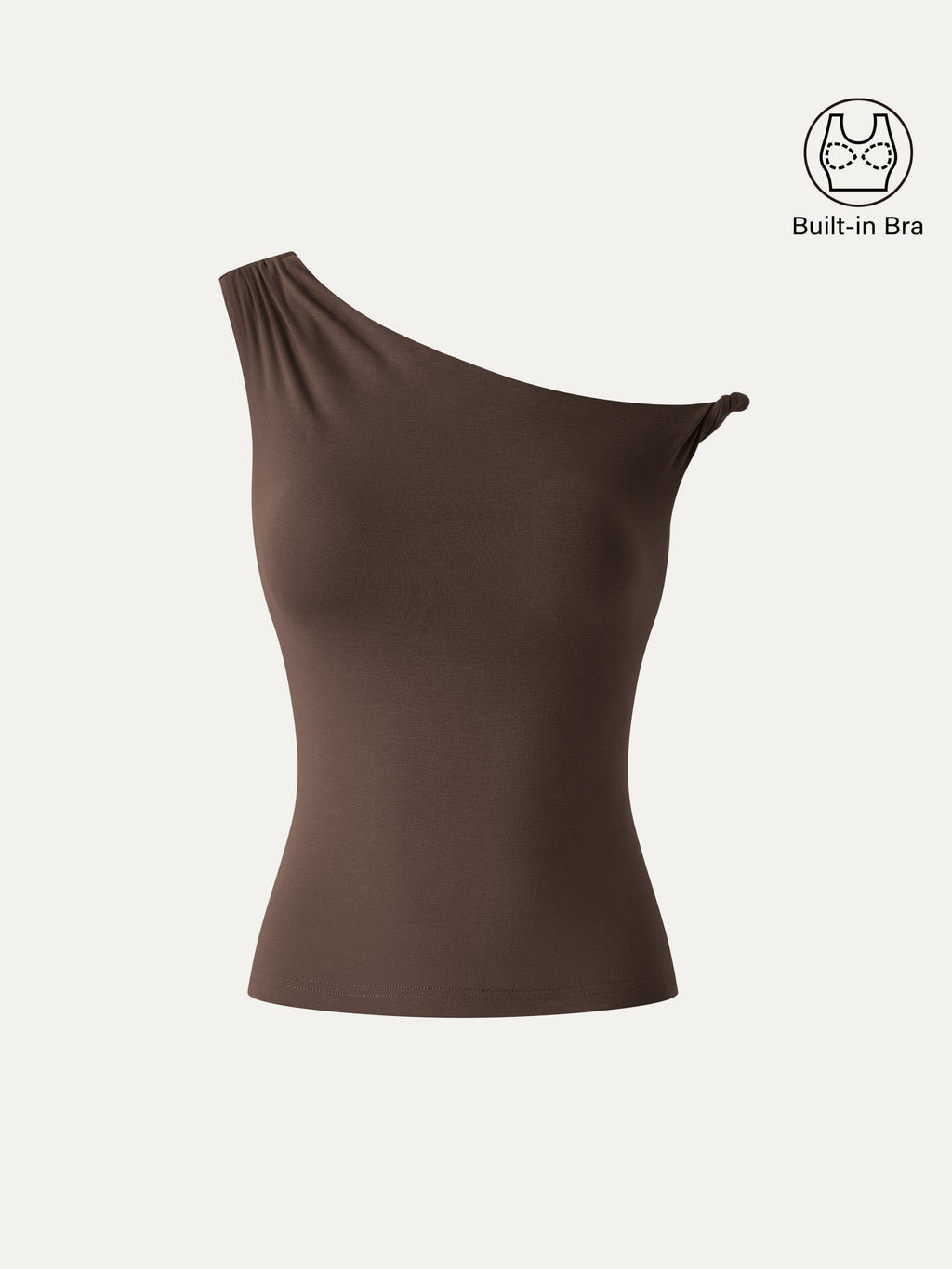 OGLmove CoolTouch Asymmetrical Shoulder Bra Top