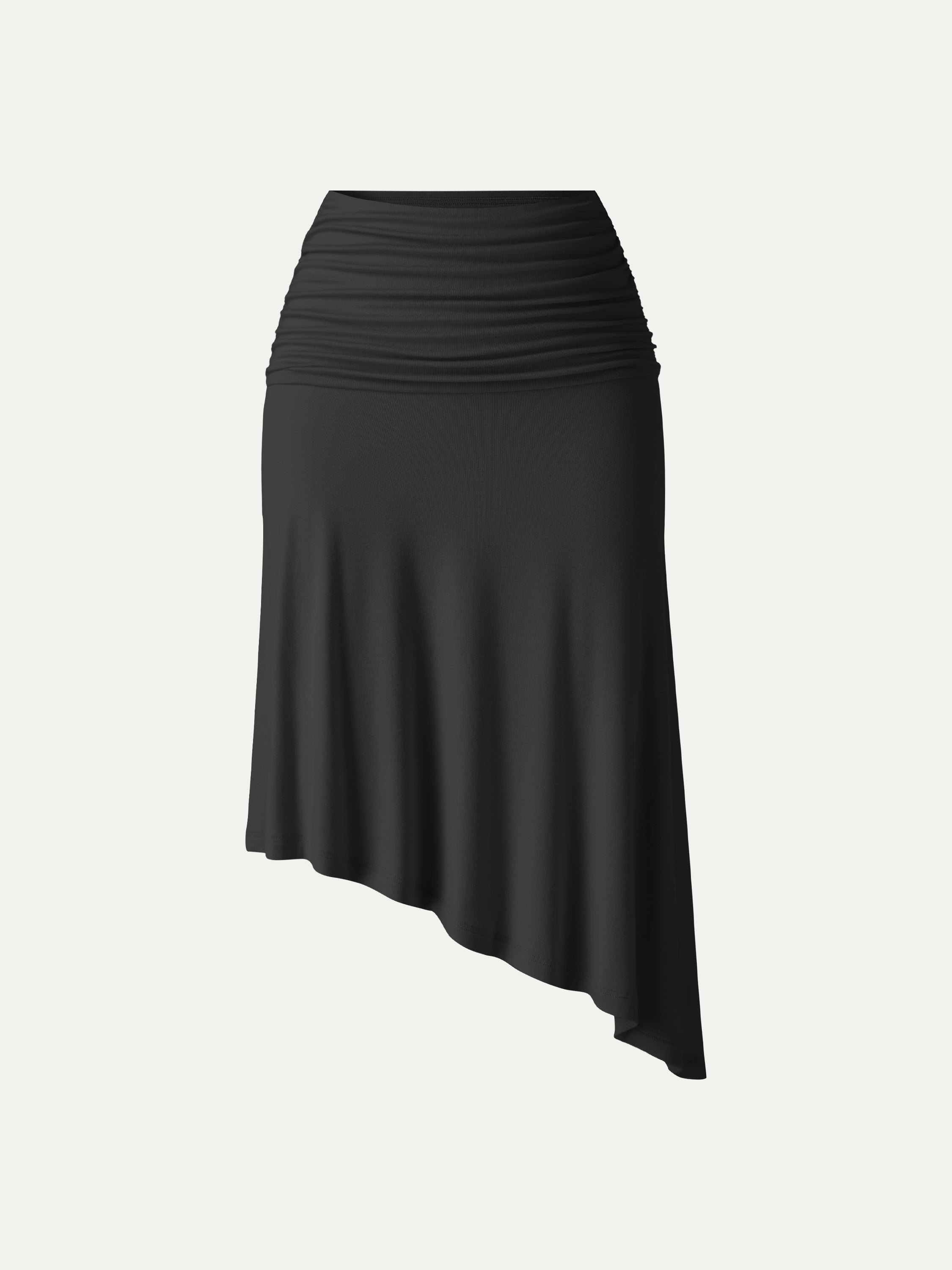 OGLmove Women's Asymmetrical Ruched Skirt