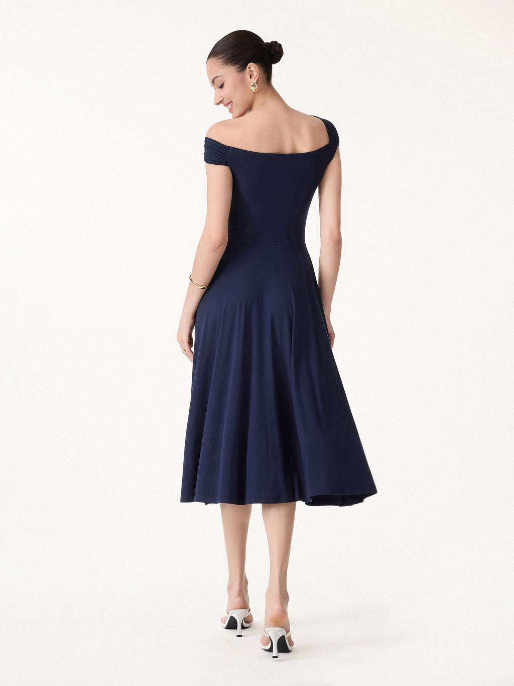 OGLmove Eco-SKinKiss Compressive Padding Midi Bra Dress with Pockets
