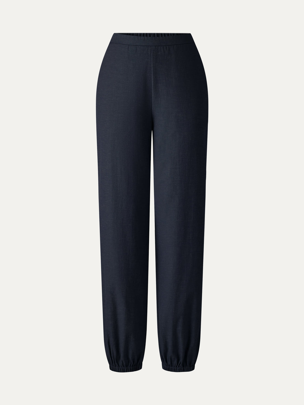 OGLmove Linen-Like High-Rise Balloon Jogger Pants with Pockets
