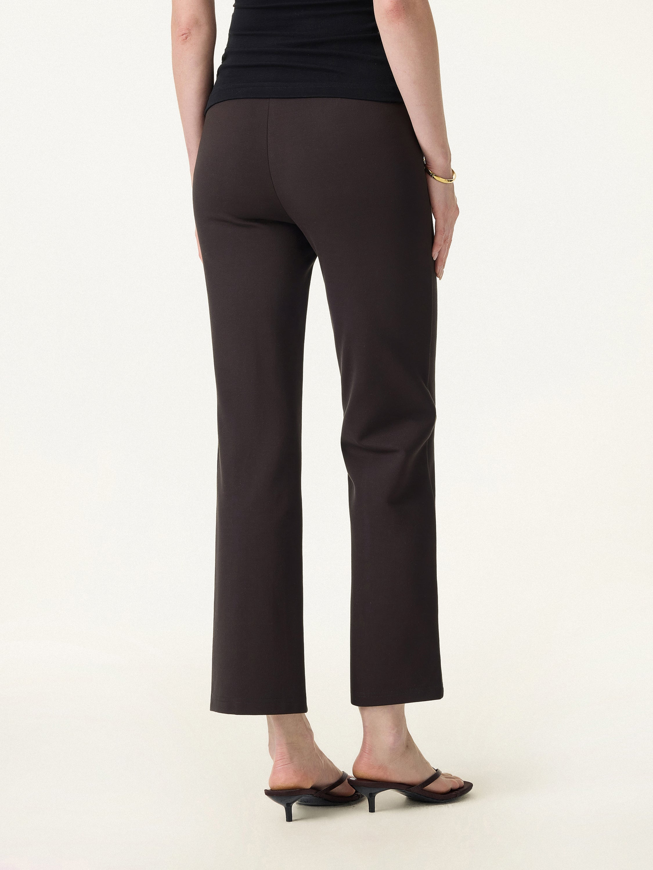 OGLmove Wrinkle-Resistant High Rise Cropped Flare Leg Travel Pant