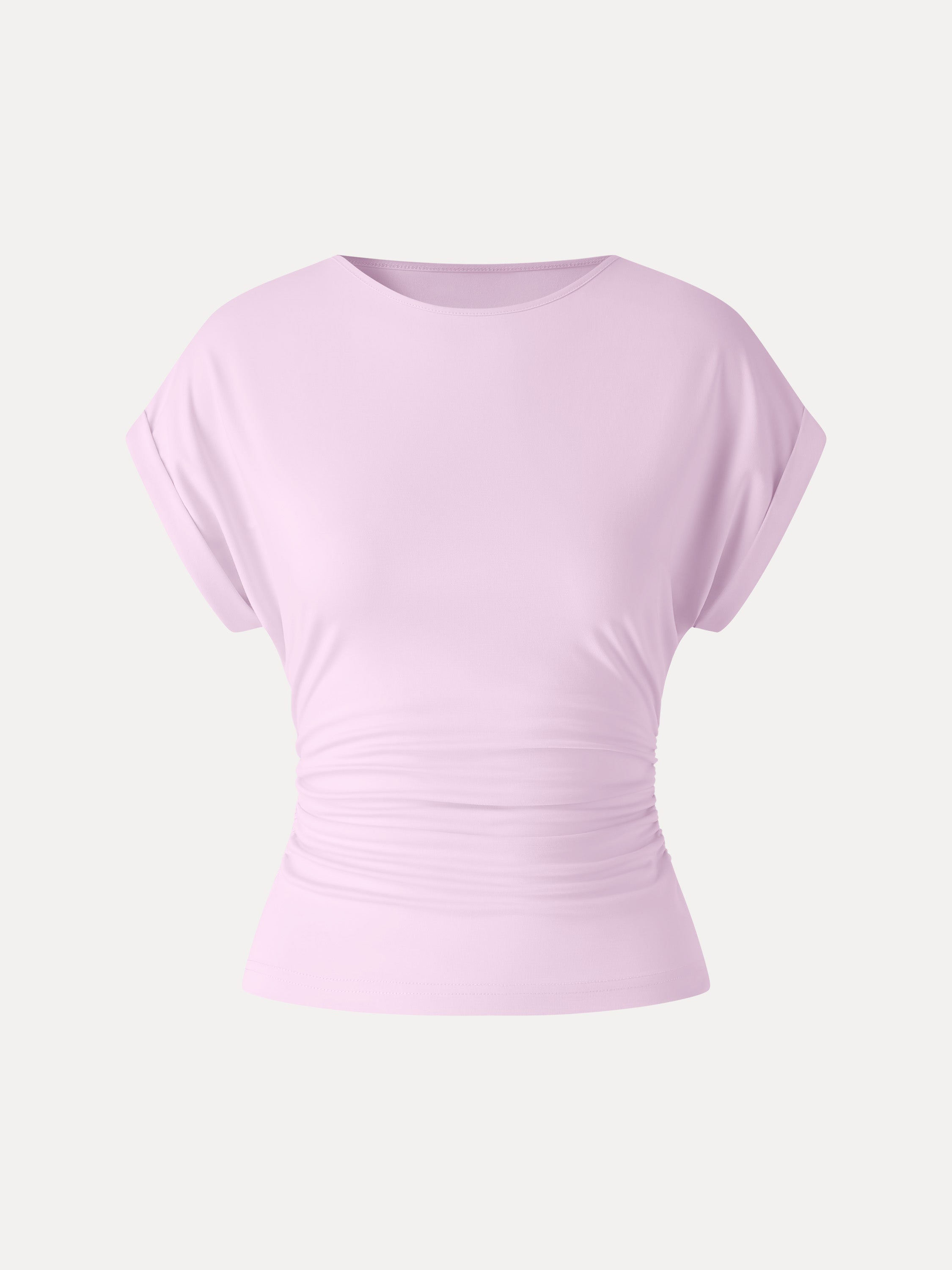 OGLmove CoolTouch Round Neck Ruched Tee