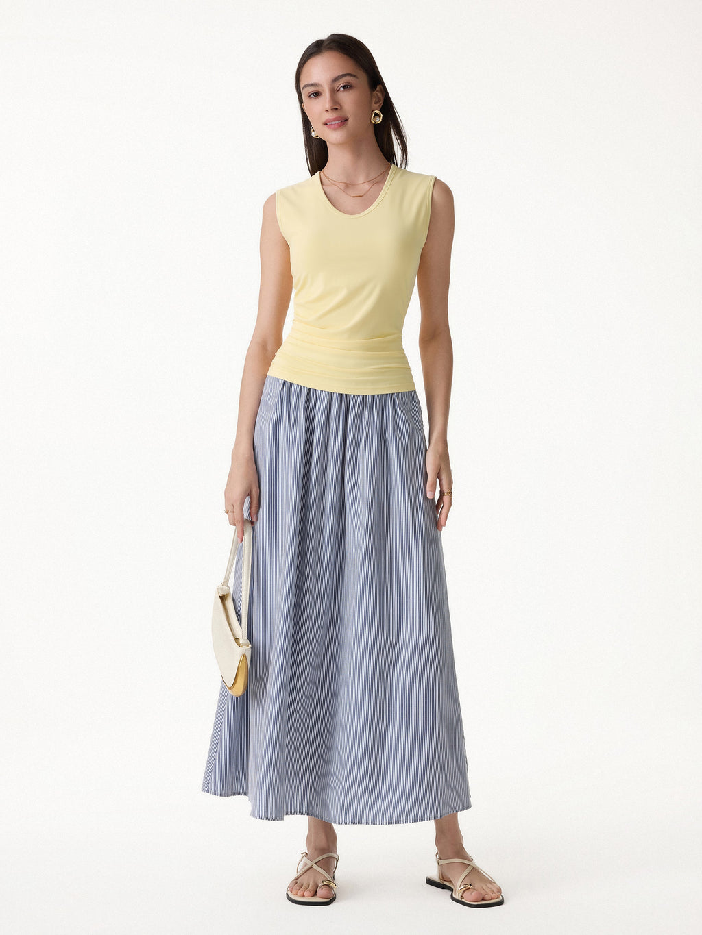 OGLmove U-Neck Tucked Sleeveless Bra Top