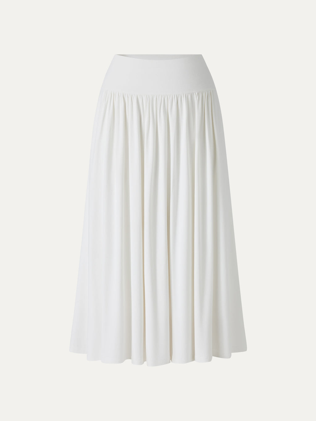 OGLmove SkinKiss Mid Rise Gathered Midi Skirt with Pockets