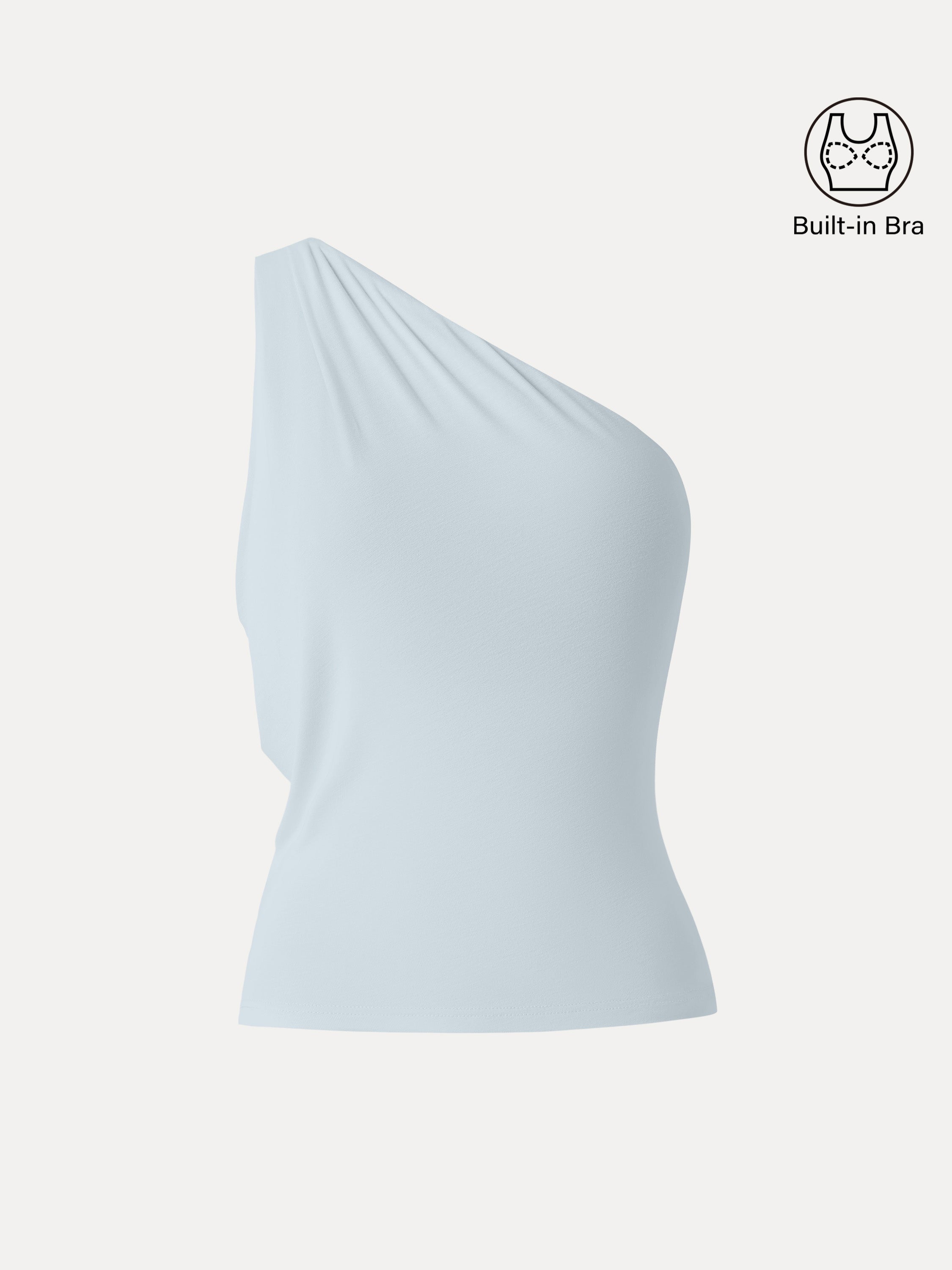OGLmove One Shoulder Cropped Bra Top