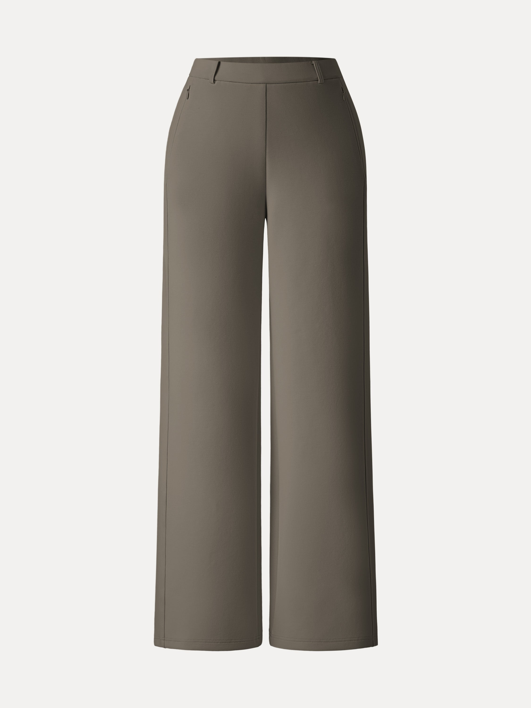 OGLmove Stretch Cotton Blend Slimming High Rise Wide Leg Pant