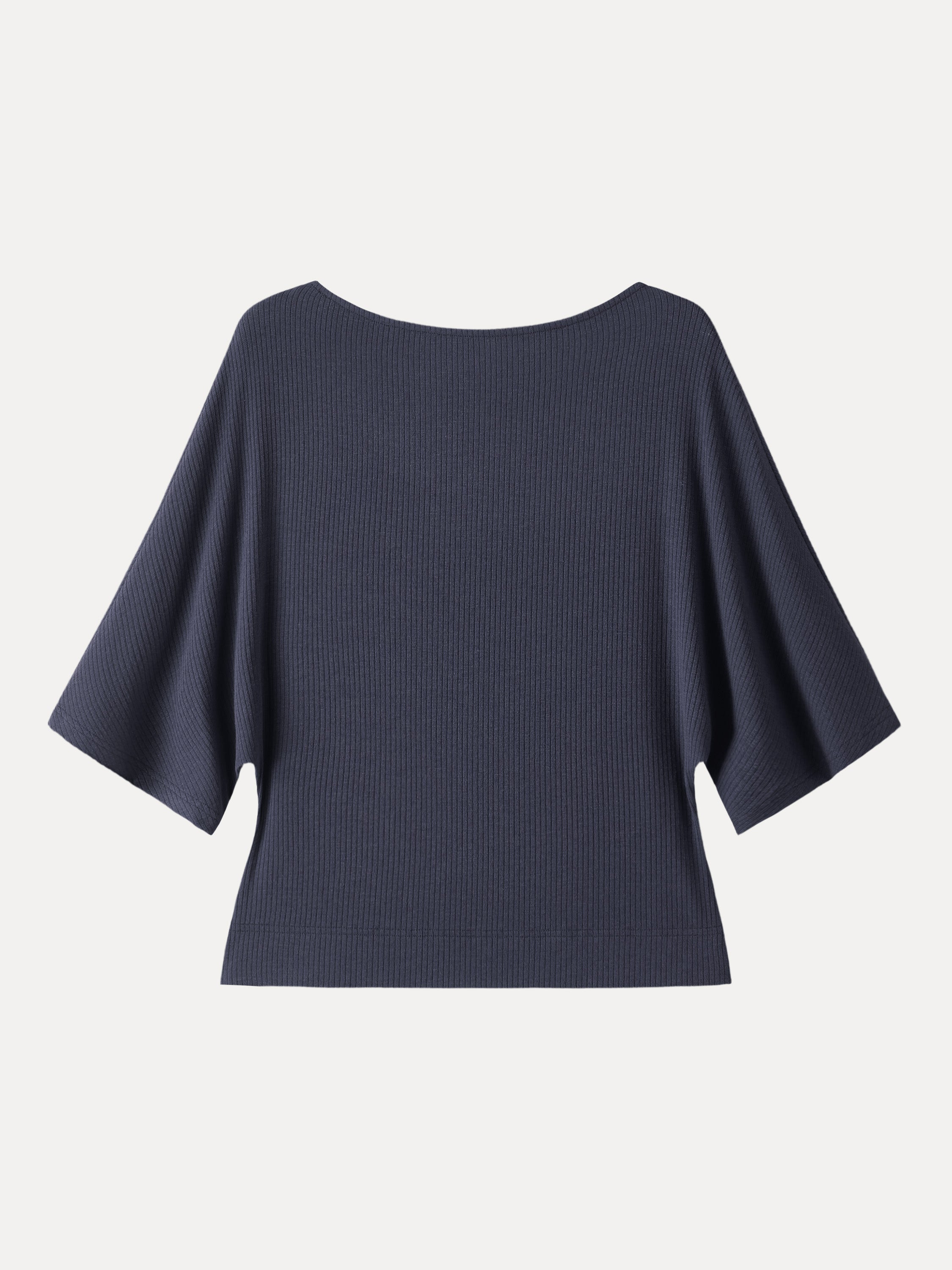 OGLmove Soft Ribbed Boatneck Relaxed Top