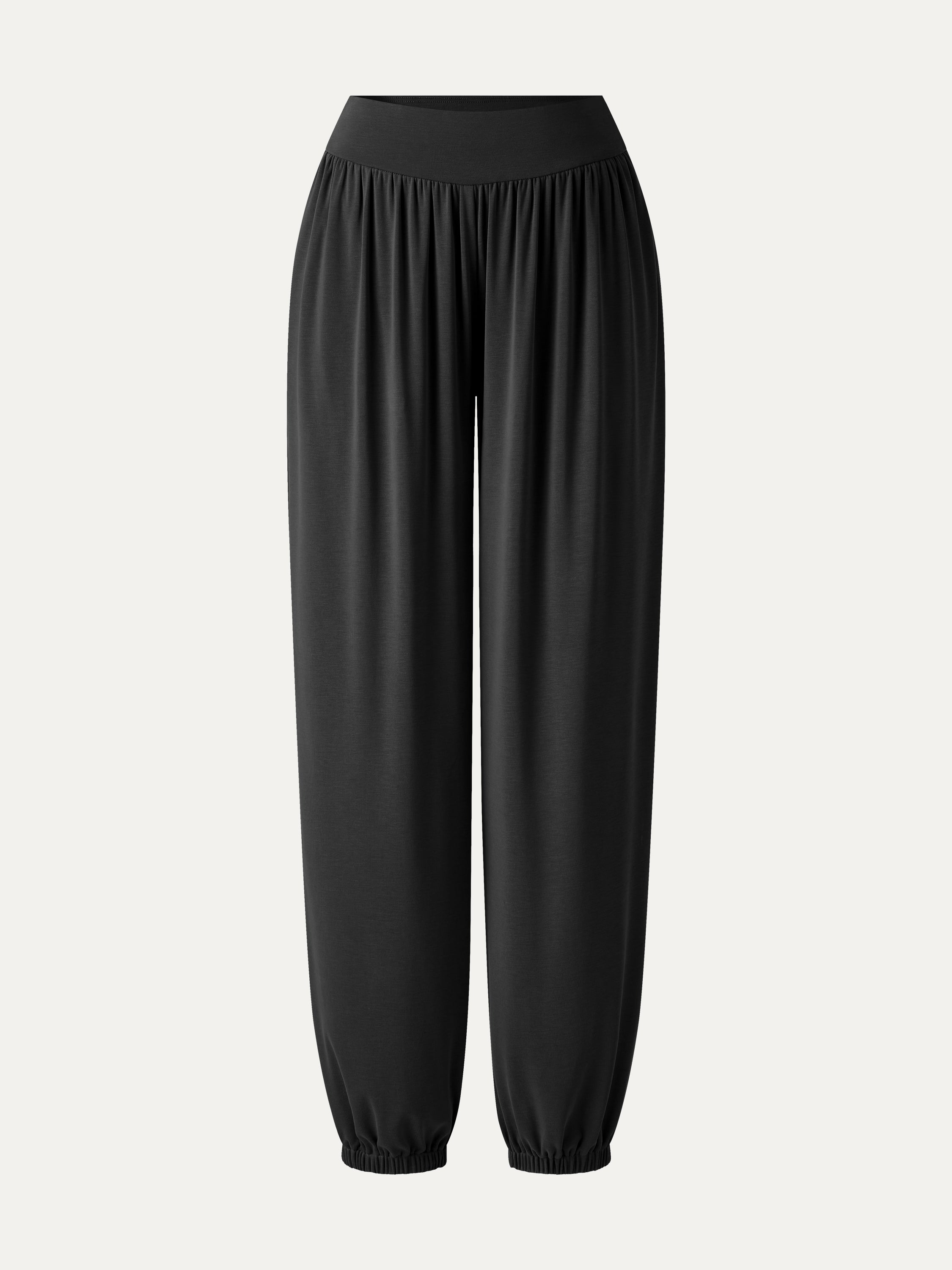 OGLmove Sandwashed Modal Ultra-Soft High Rise Balloon Pants with Pockets