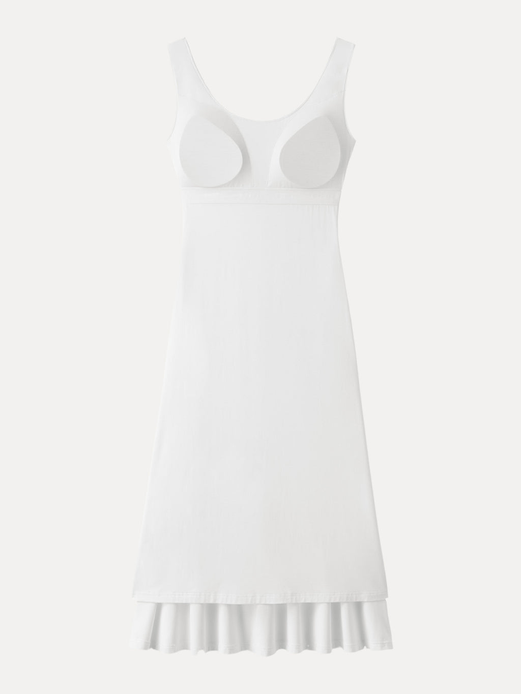 OGLmove Women's Scoop Neck Midi Low Back Bra Dress