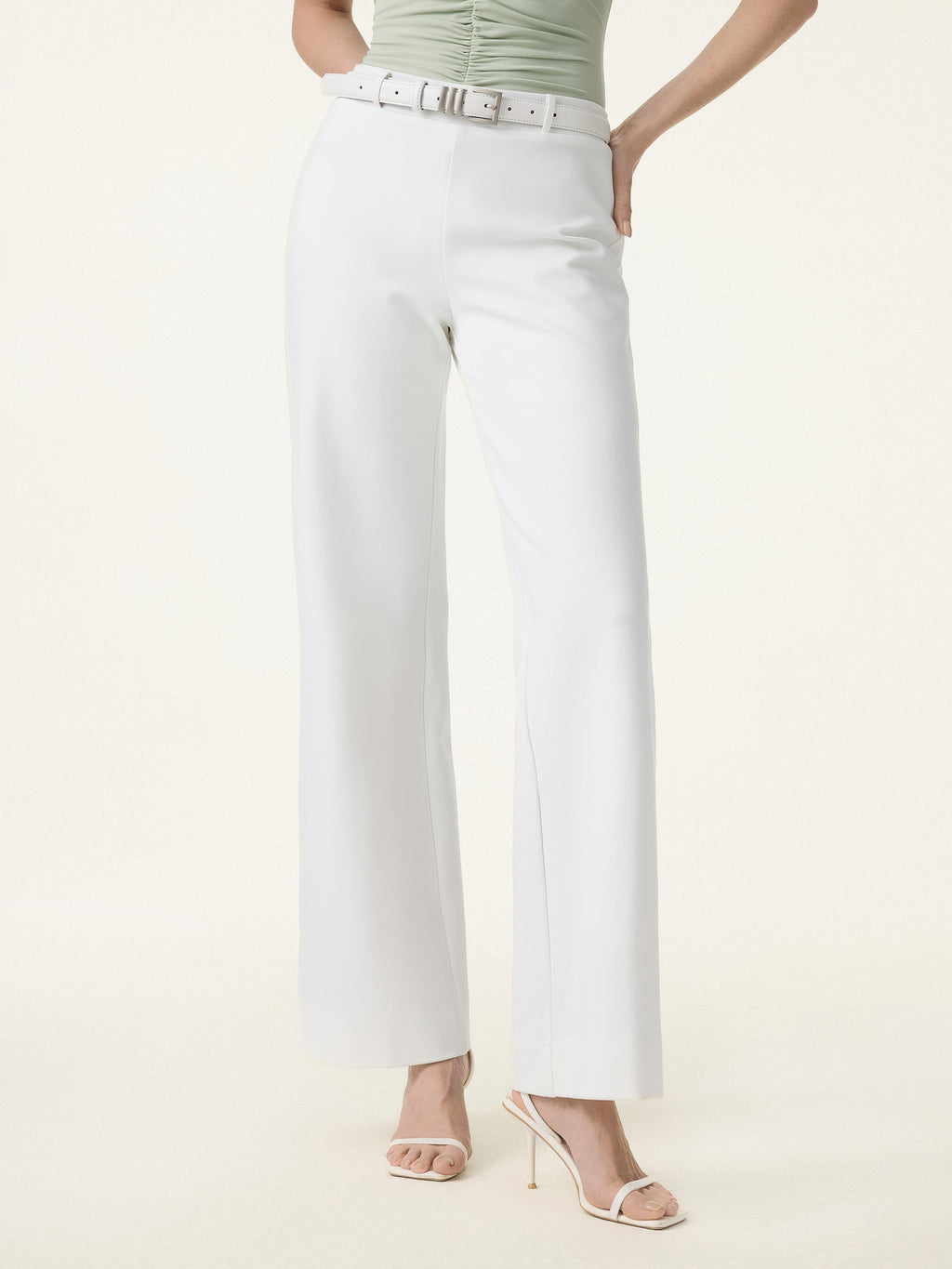 OGLmove Halter Neck Bra Top and Wide Leg Pants Set
