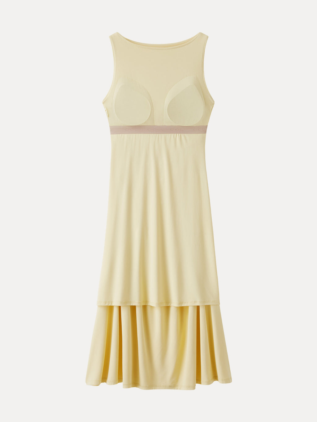OGLmove SkinKiss Cooling Boatneck Ruched Midi Bra Dress