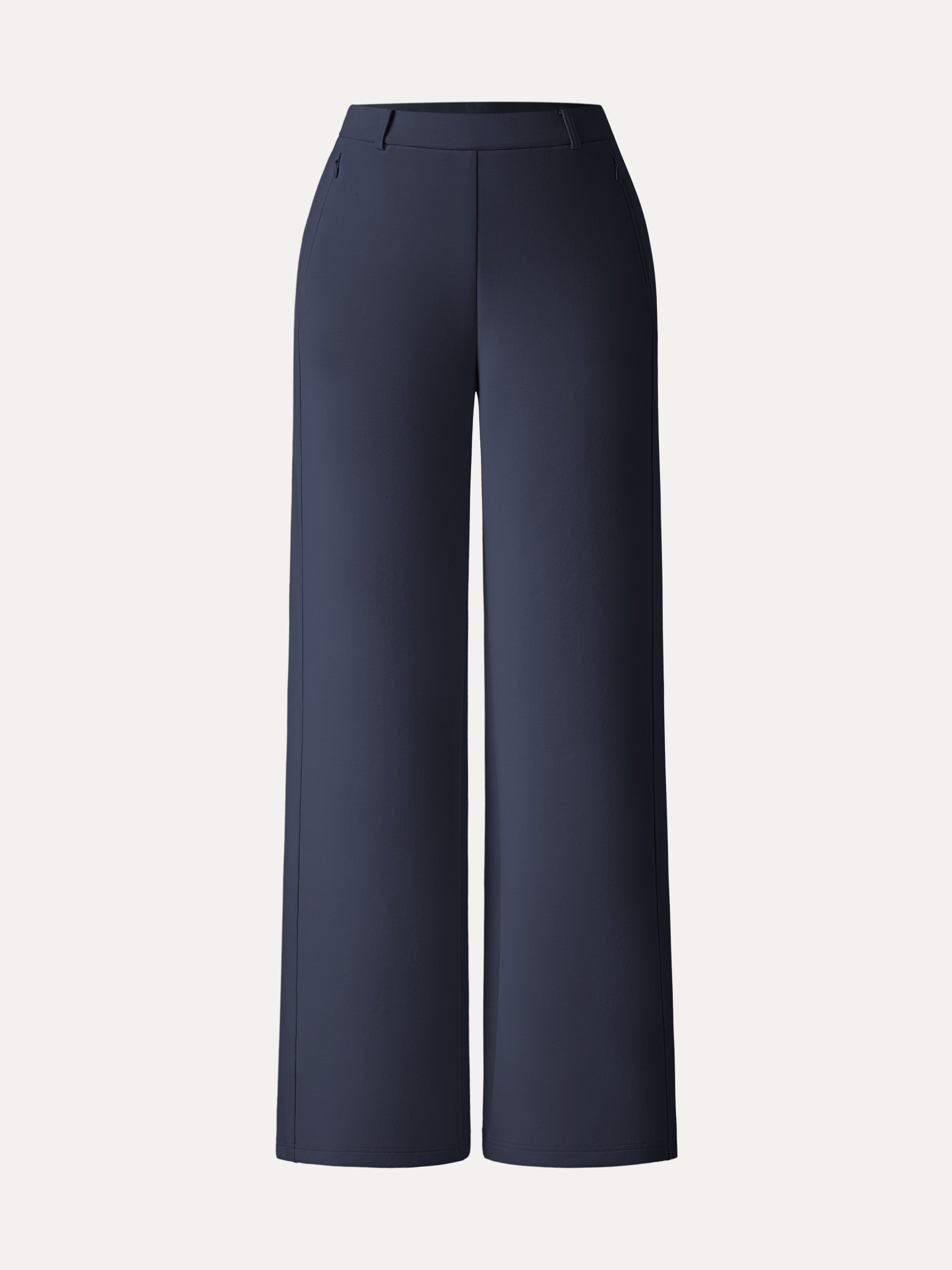 OGLmove Stretch Cotton Blend Slimming High Rise Wide Leg Pant