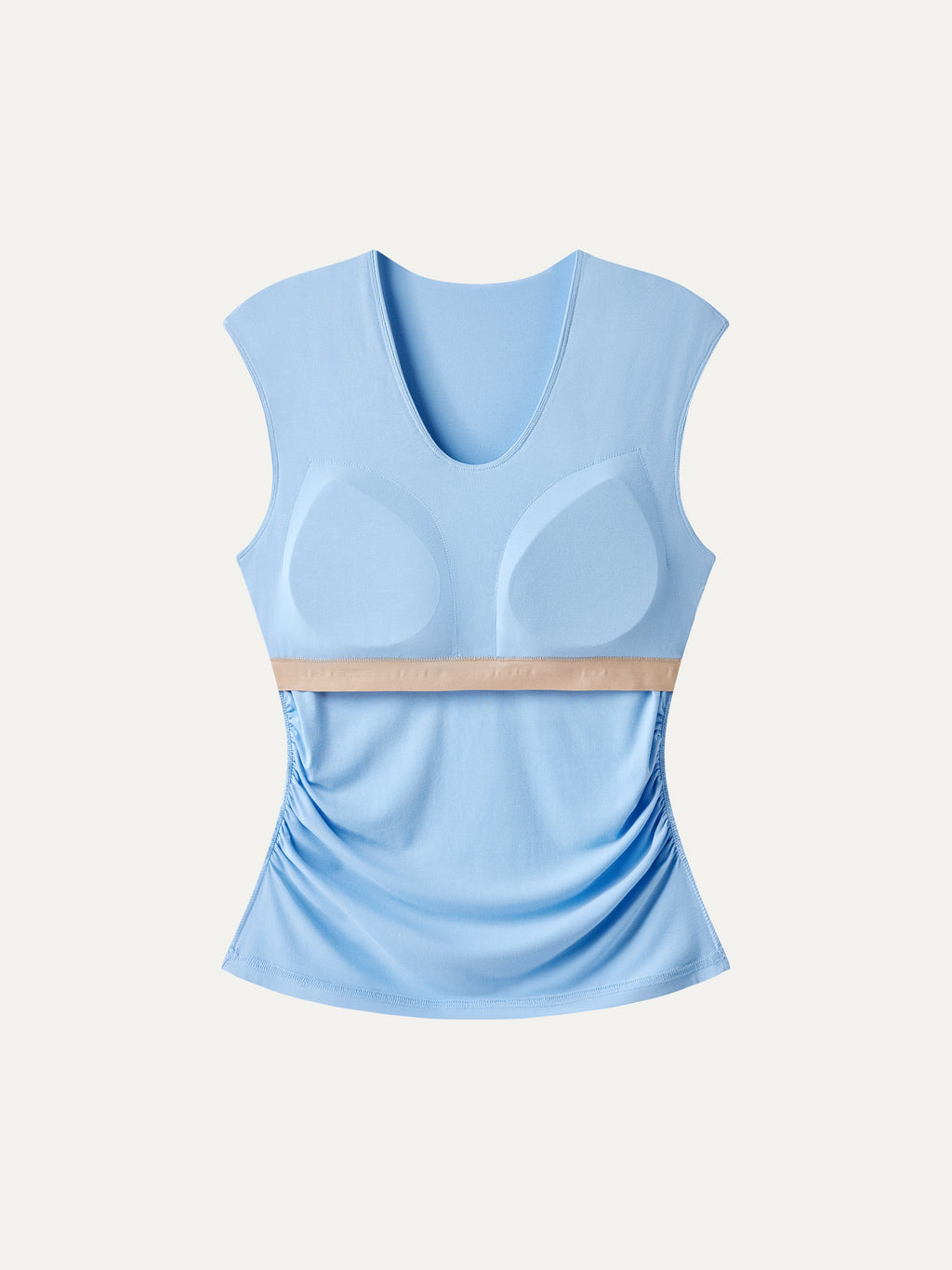 OGLmove SkinKiss Scoop Neck Gathered Bra Top