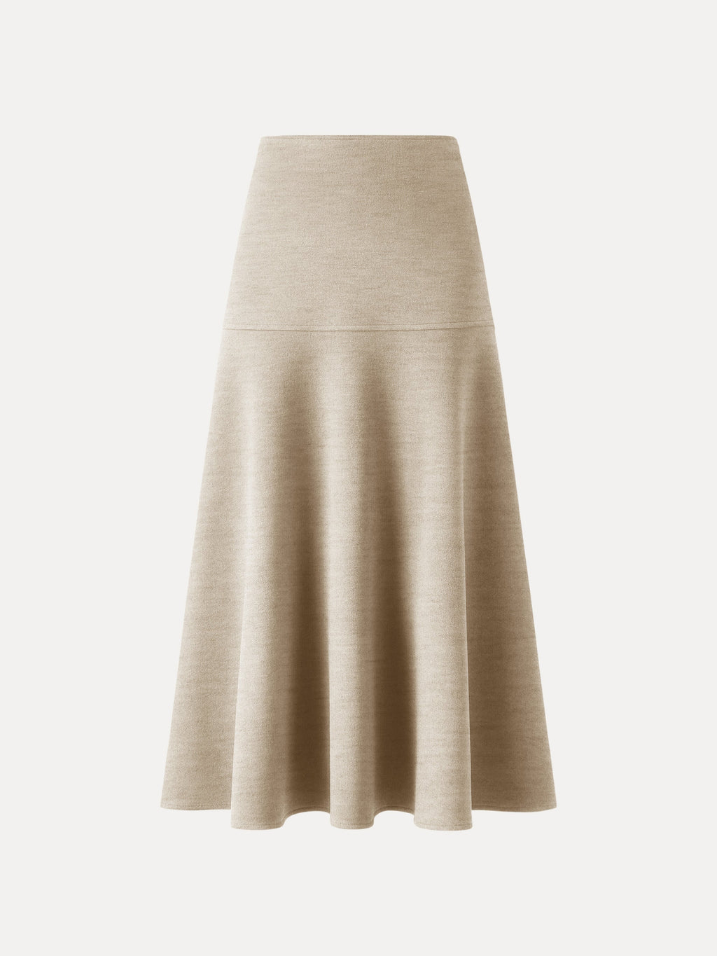OGLmove FuzzLuxe Flared Maxi Skirt Heather Morganite