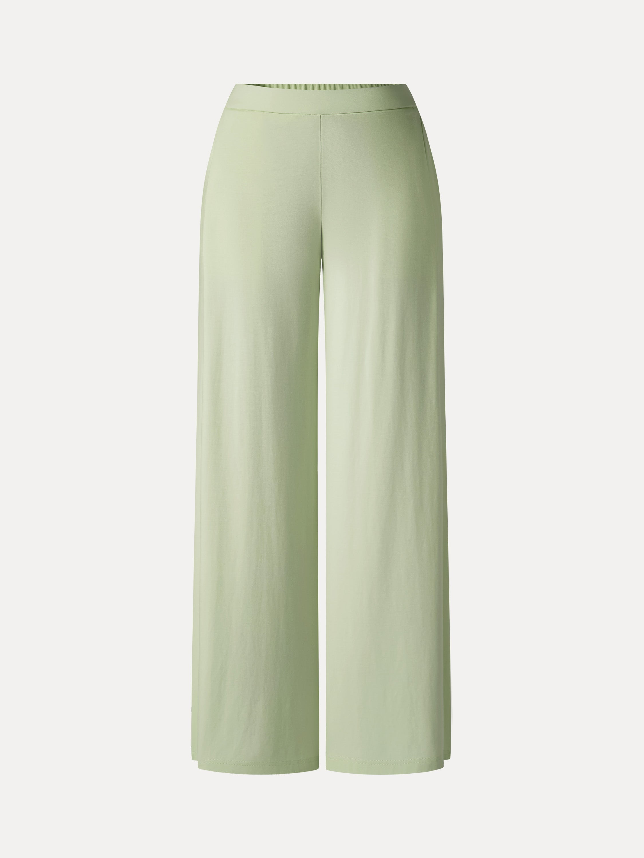 OGLmove Ponte Mid Rise Wide Leg Pants with Pockets