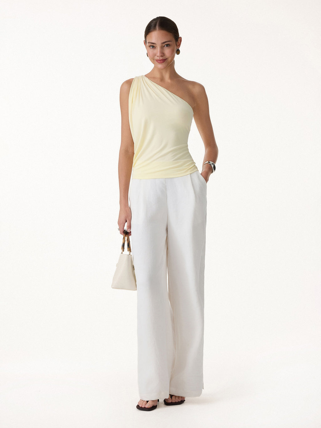 OGLmove One Shoulder Cropped Bra Top