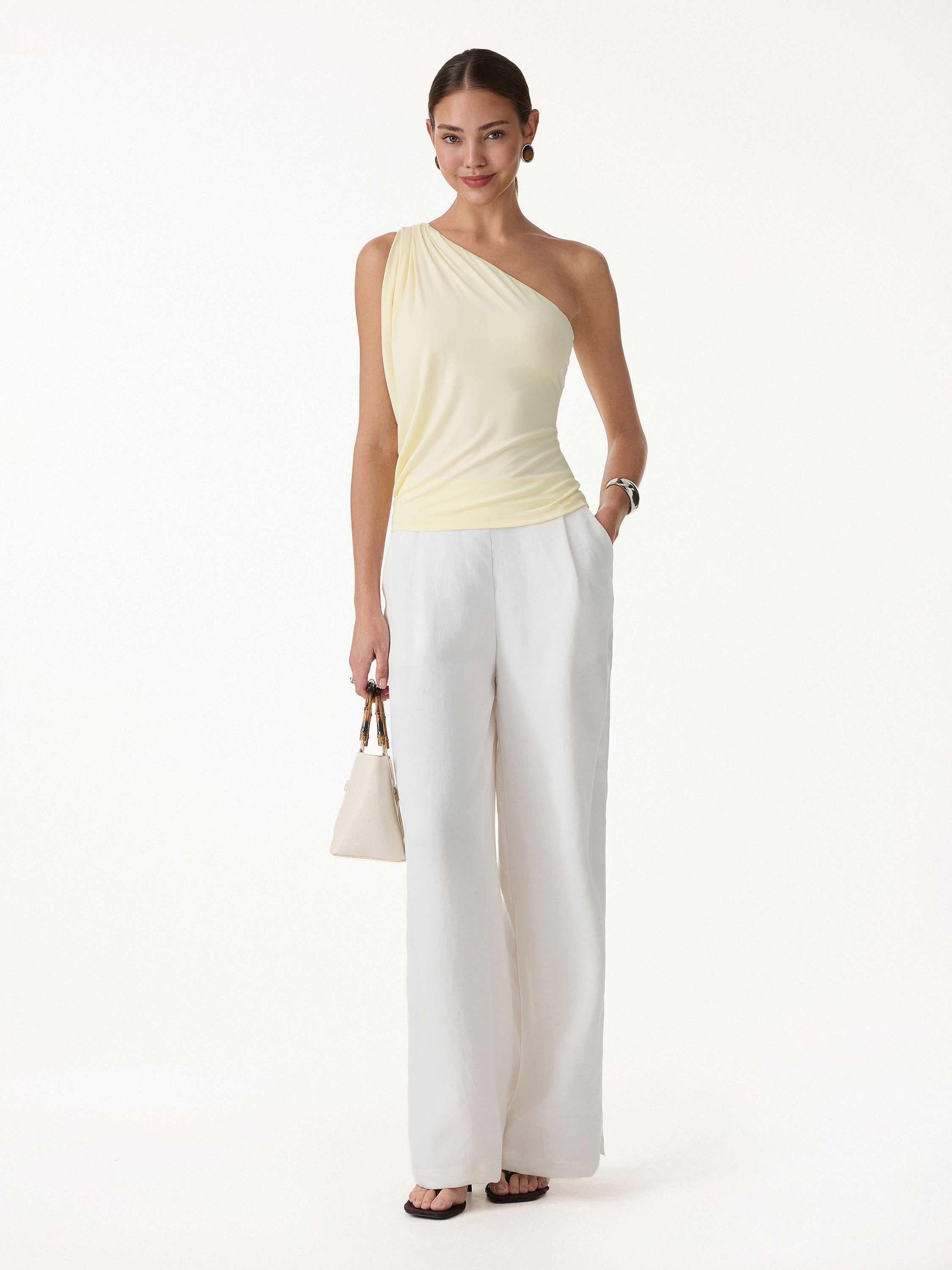 OGLmove One Shoulder Cropped Bra Top