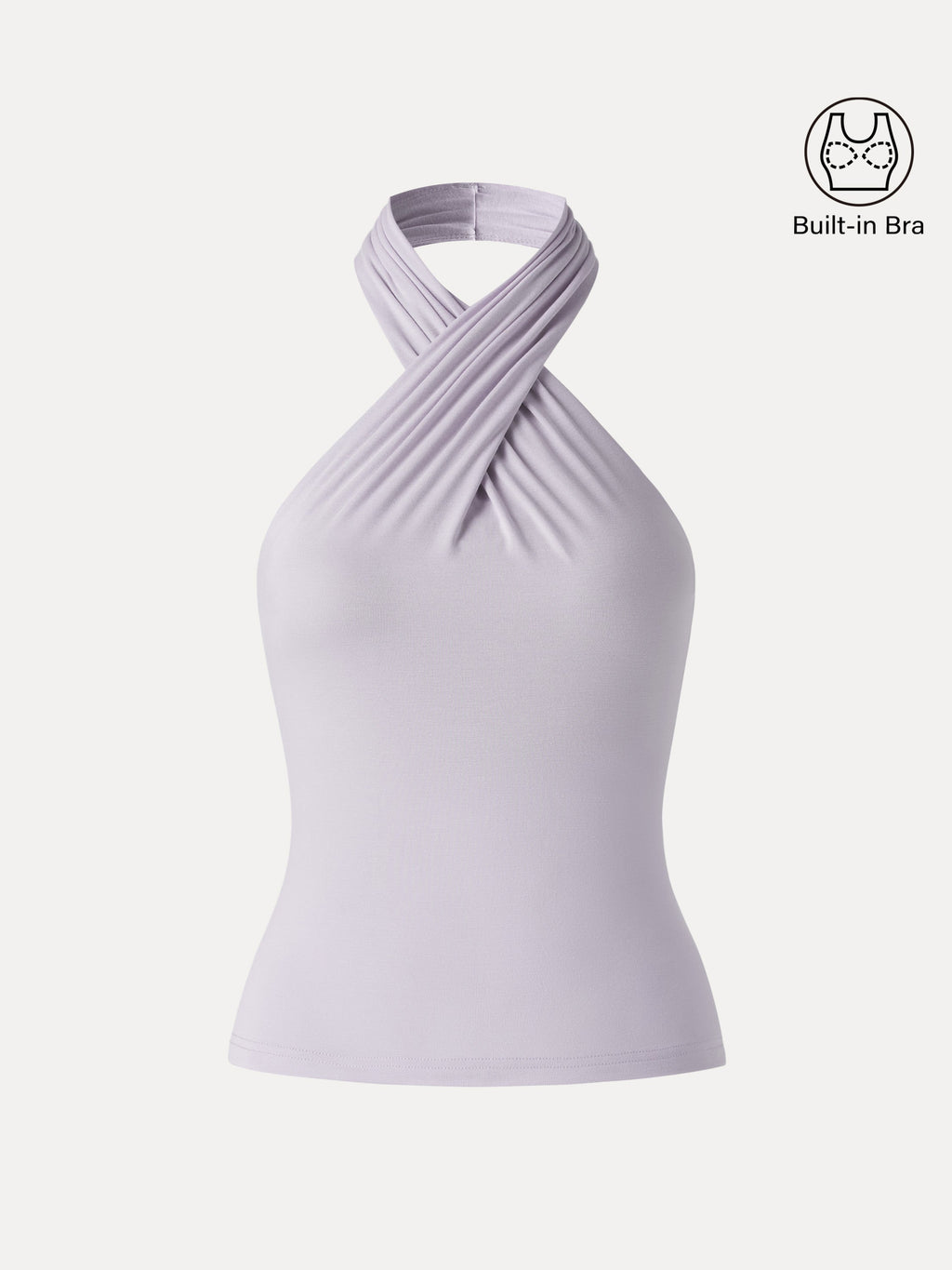 OGLmove Criss Cross Halter Neck Going-Out Bra Top