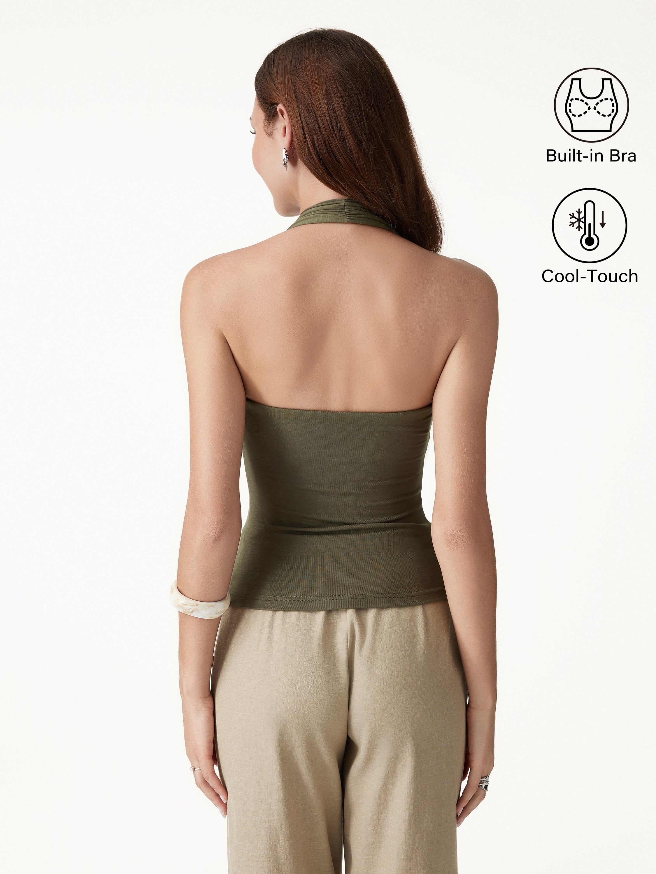 OGLmove Halter Going-Out Bra Top