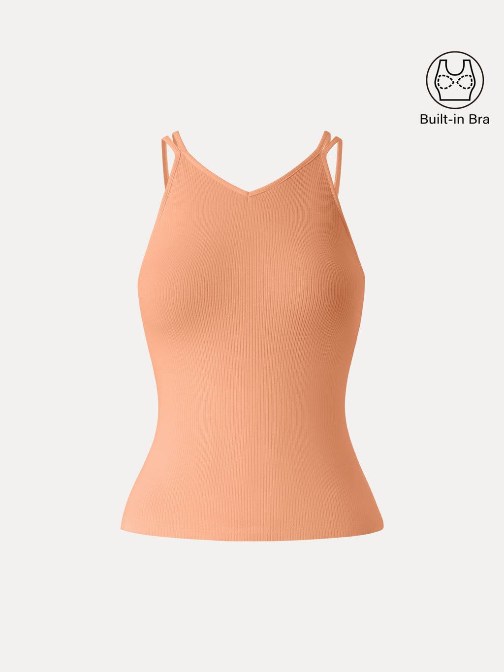 OGLmove Women's CoolTouch V-Neck Spaghetti Bra Tank