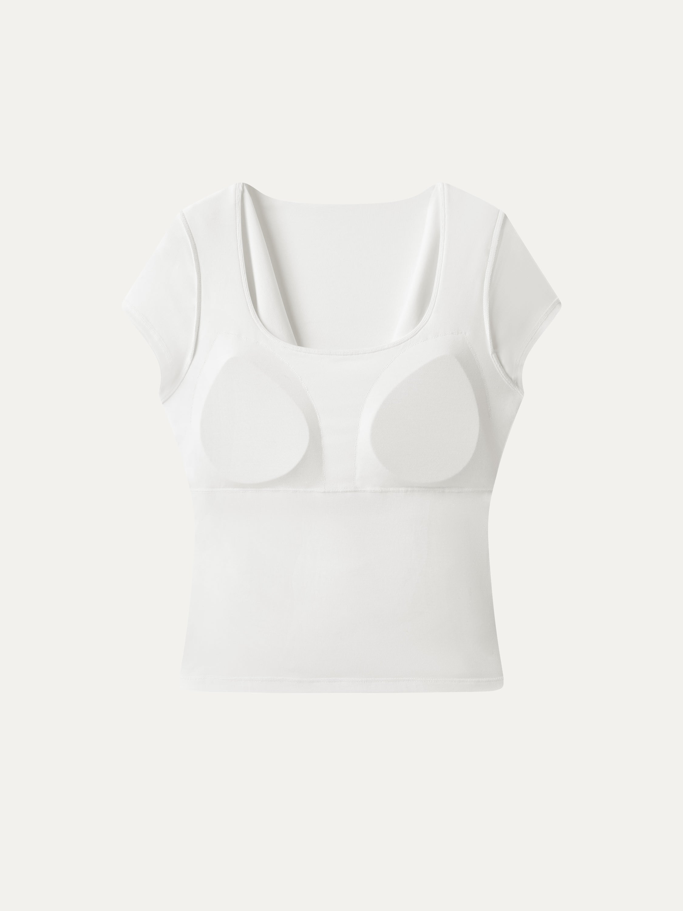 OGLmove Women's Cowl Neck Ruched Bra Top