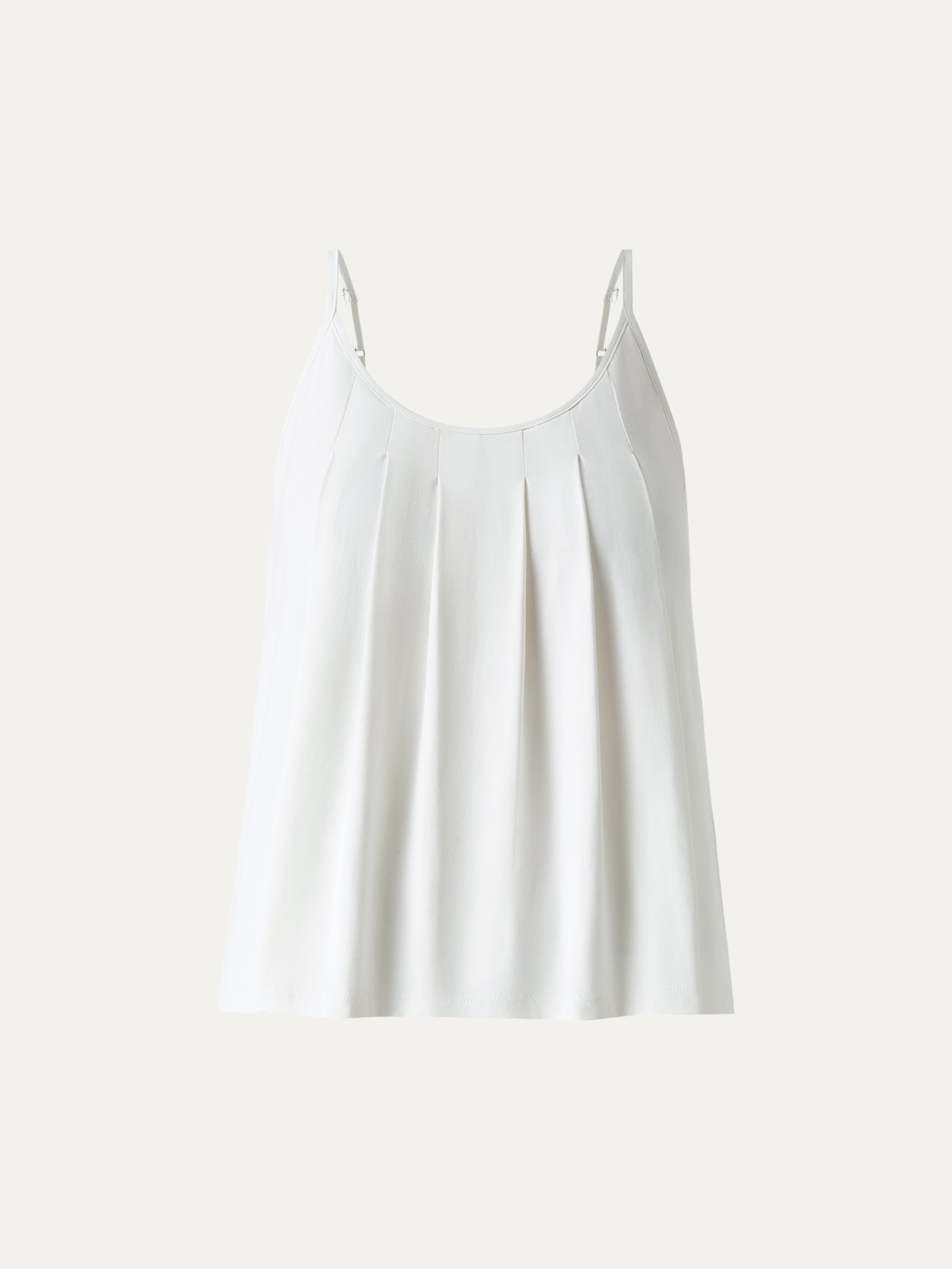 OGLmove U-Neck Pleated Spaghetti Bra Tank