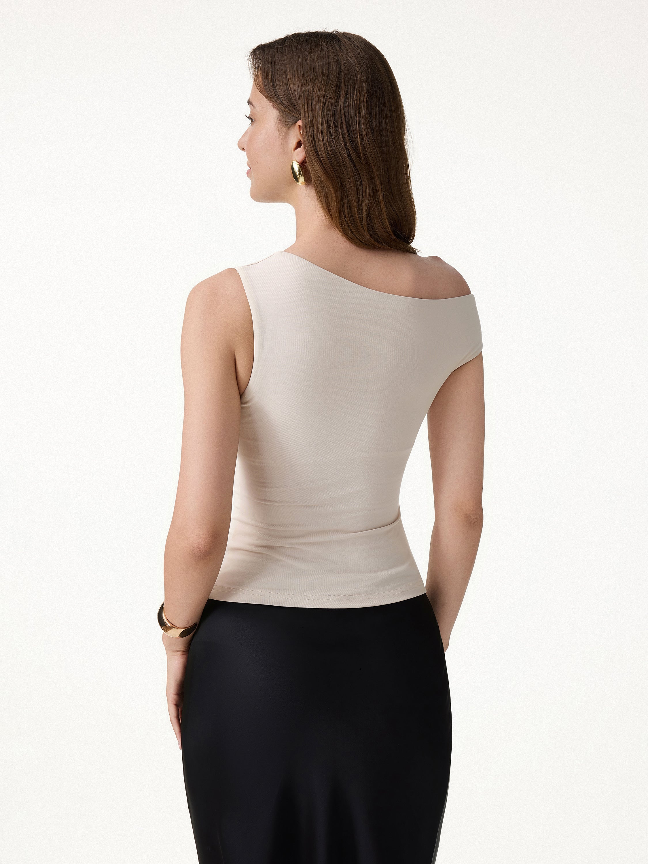 OGLmove Women's Asymmetrical Shoulder Bra Top