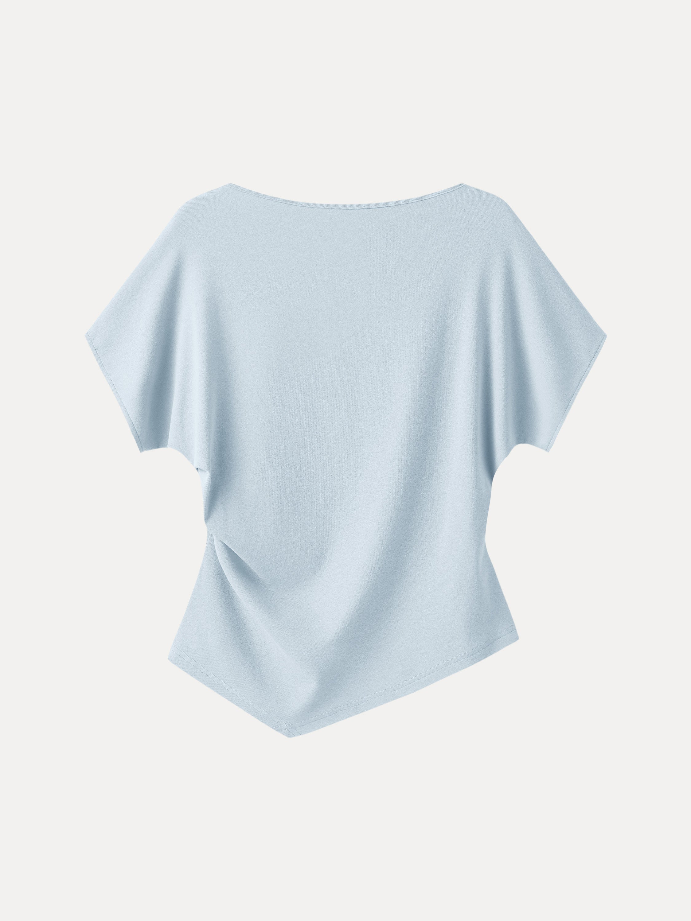 OGLmove Cotton Lyocell Boatneck Angled Summer Tee